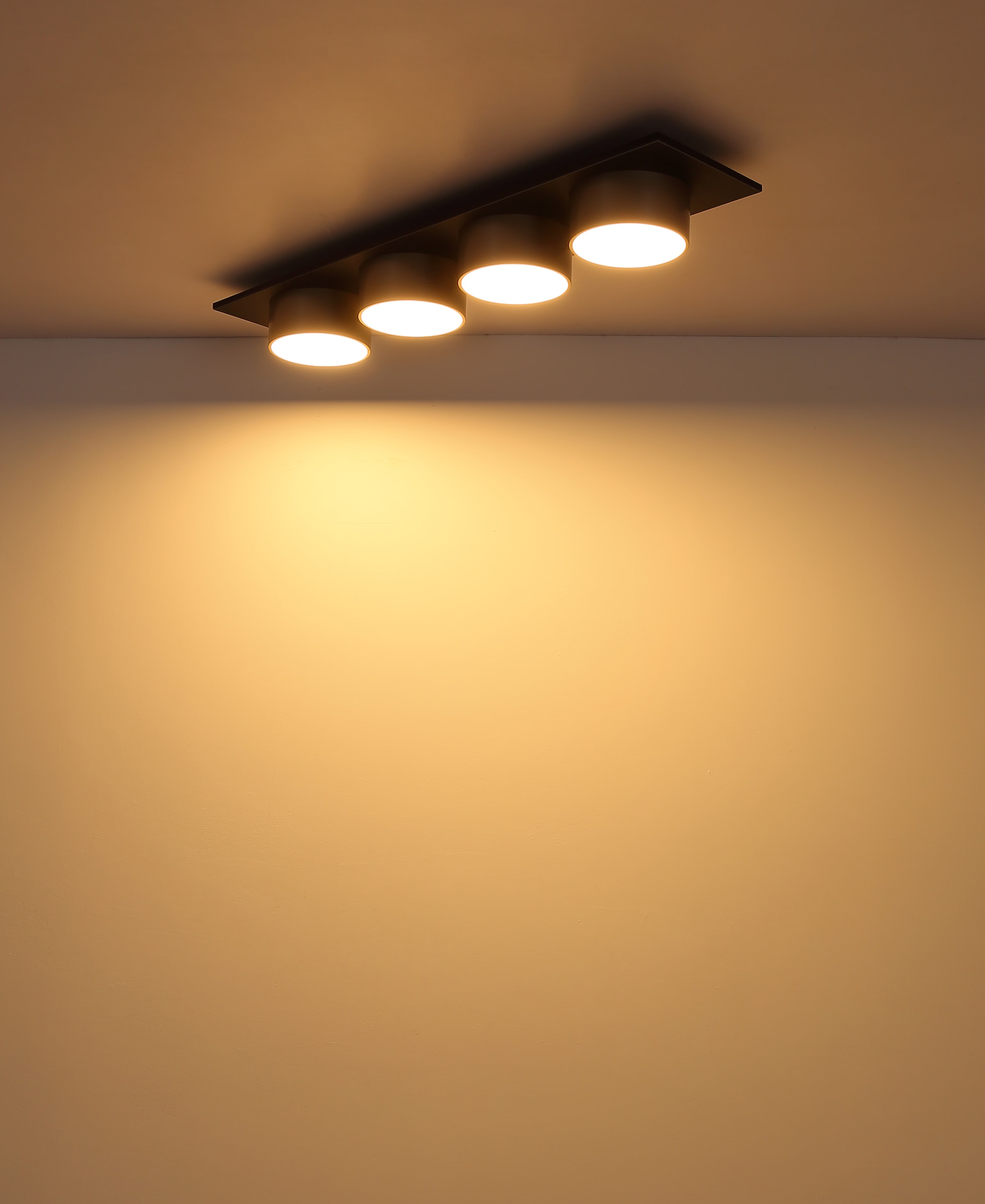 GLOBO LIGHTING Deckenleuchte »RAYMOND« LED-Modul 1 Stk. Warmweiß Deckenlampe Wohnzimmer-Leuchte Schlafzimmer-Leuchte Flur Küche