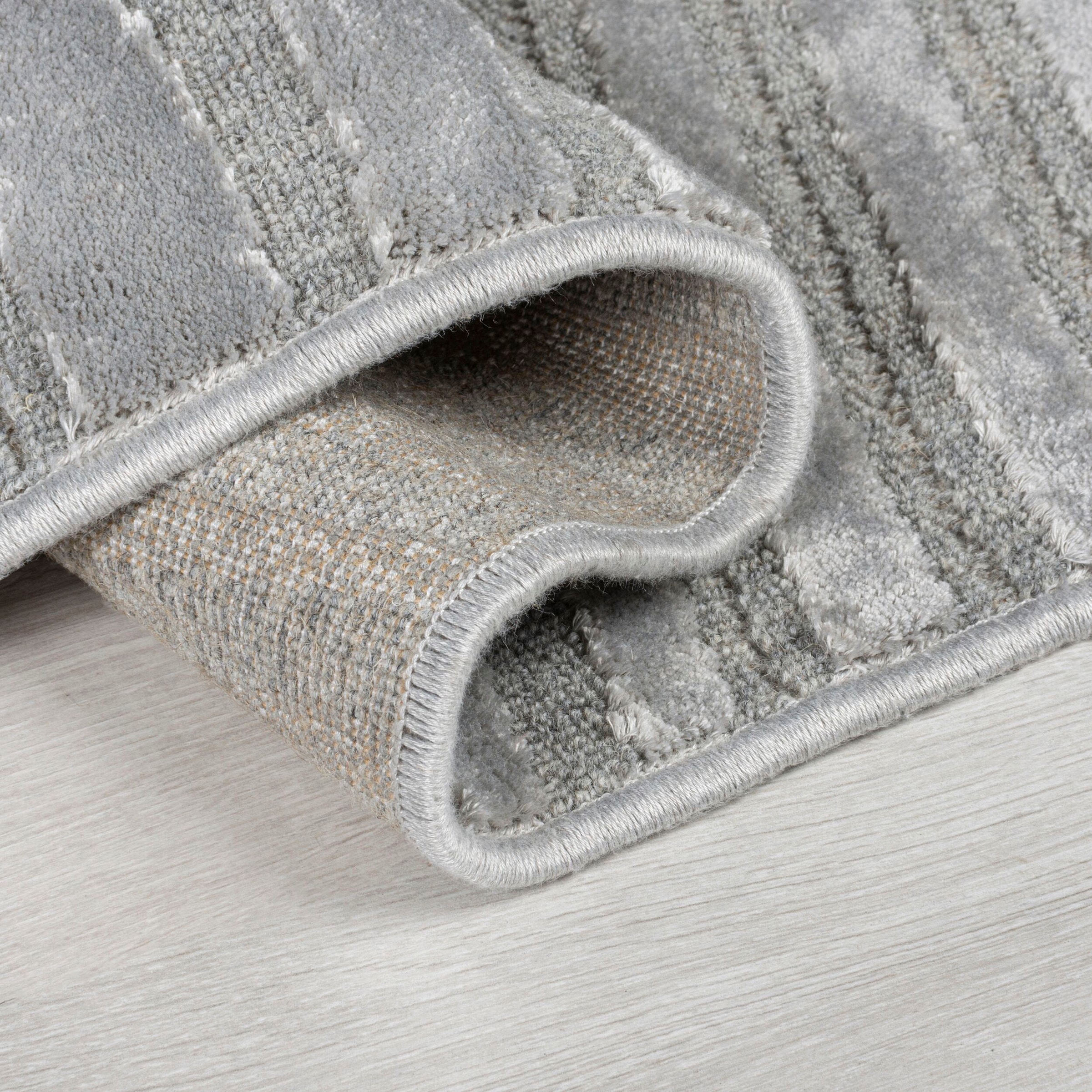 FLAIR RUGS Teppich »CHANNEL«, 7 mm Höhe, 3D-Effekt; Hoch & Tiefeffekt