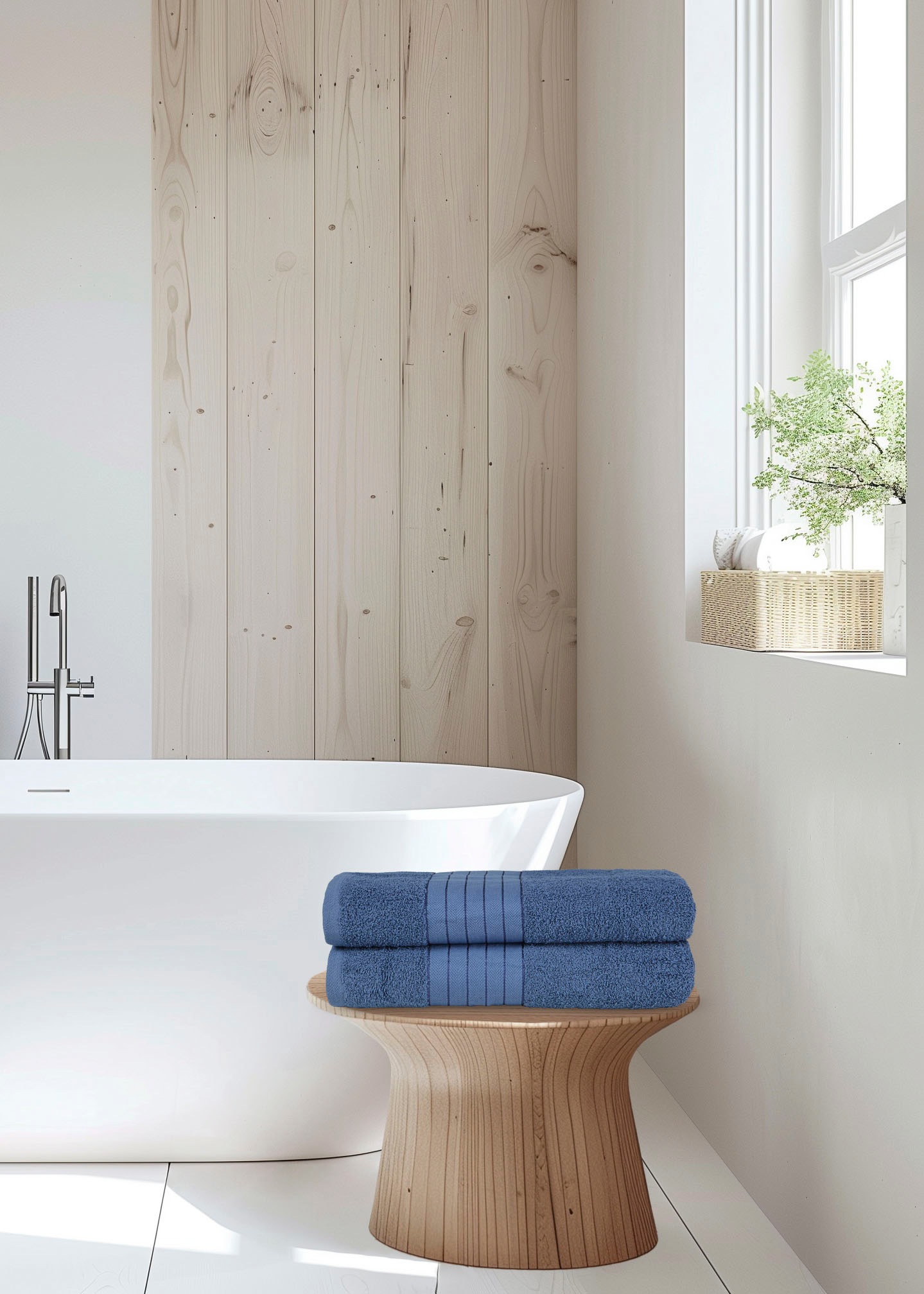 good morning Badetuch »Uni Towels«, (2 St., 2er Set Badetücher 70 x 140 cm) günstig online kaufen