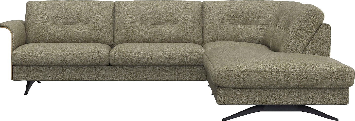 FLEXLUX Ecksofa »Glow bequem und komfortabel durch hochwertigen Sitzaufbau, günstig online kaufen