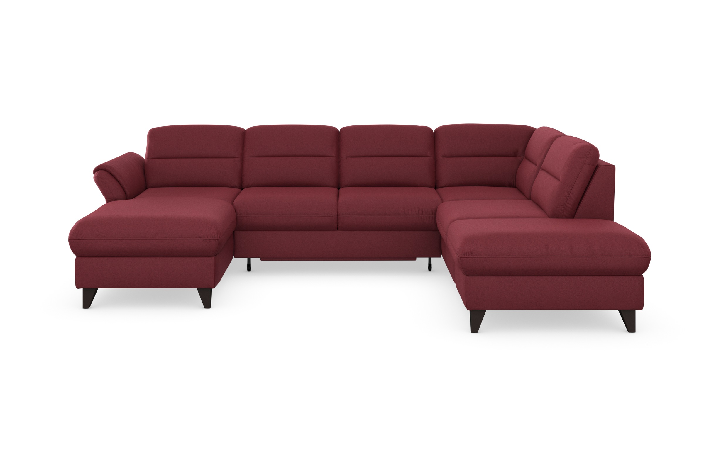 sit&more Wohnlandschaft »Mellum U-Form«, Federkern, wahlweise mit Bettfunktion, Stauraum und Armteilfunktion