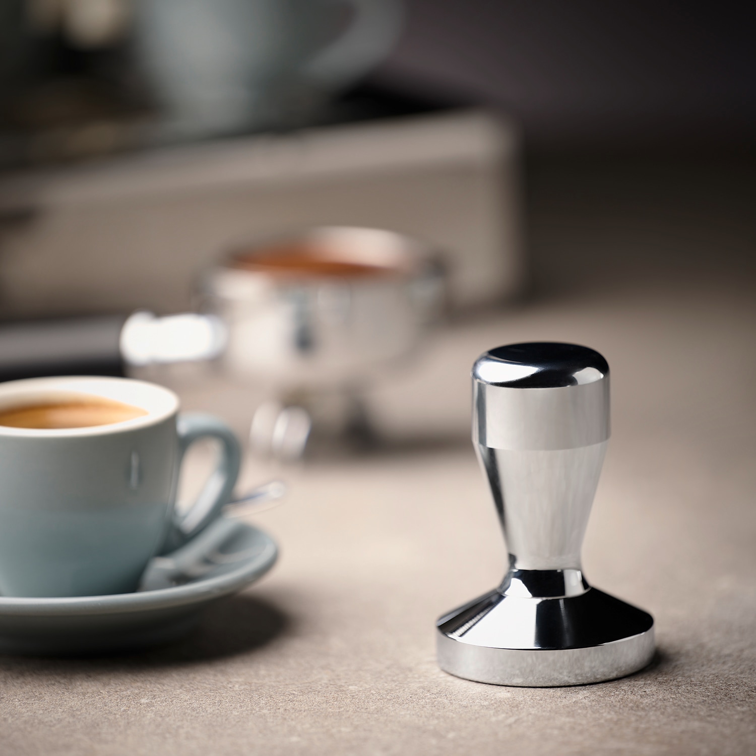 APS Tamper »Espresso Tamper Ø 58 mm, Höhe ca. 8,5 cm«, (1 tlg.), aus Edelstahl, ca. 650 g