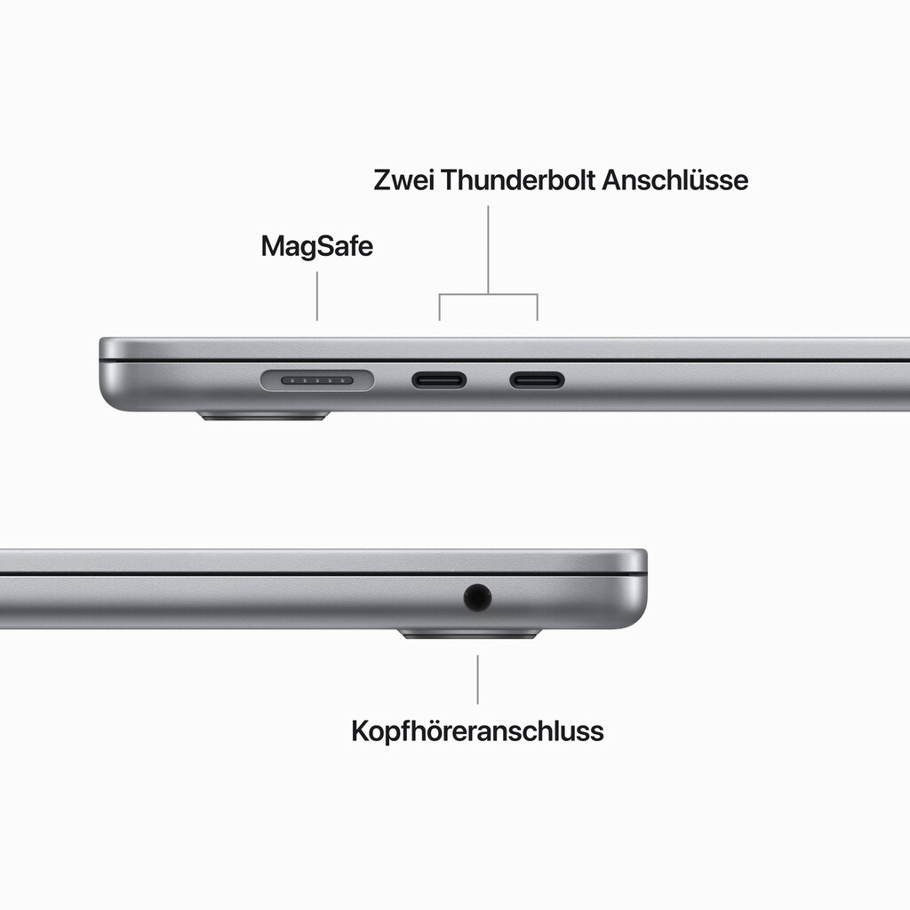 Apple Notebook »MacBook Air«, 38,91 cm, / 15,3 Zoll, Apple, M2, 10-Core GPU, 256 GB SSD