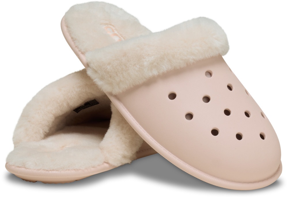 Crocs Pantoffel »Classic Fuzz Scuff«  mit gepolsterter Innensohle