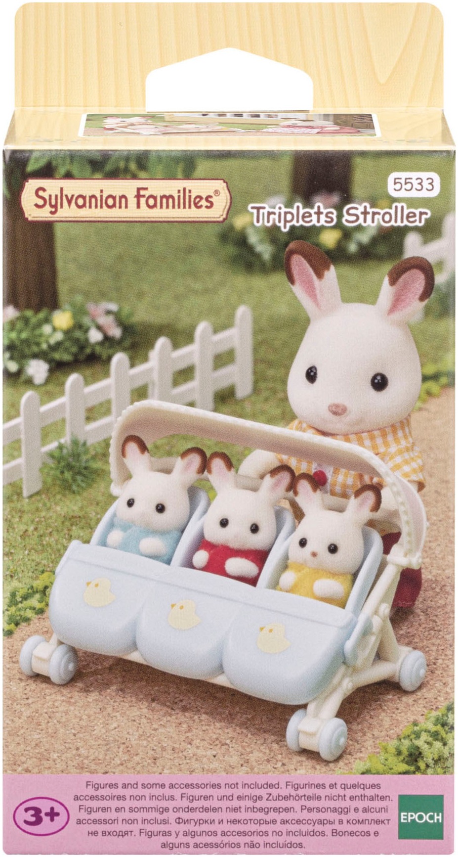 Sylvanian Families Spielwelt »Drillings-Kinderwagen (5533)«