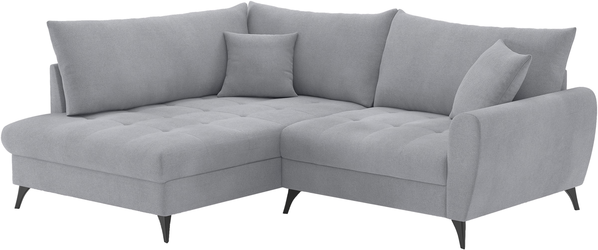 Mr. Couch Ecksofa »Blackburn II, L-Form« Mit Kaltschaumpolsterung bis 140 kg belastbar