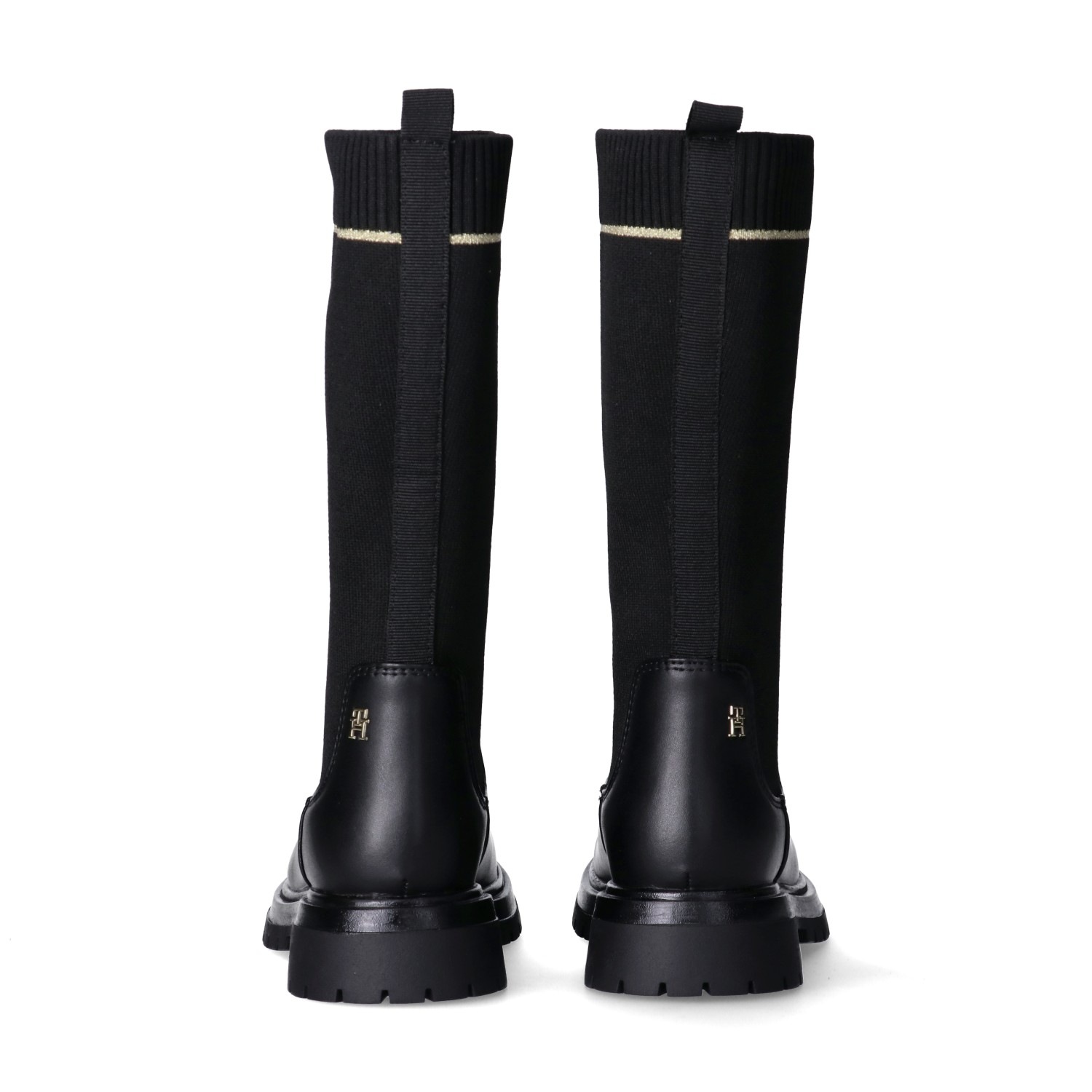 Tommy Hilfiger Stiefel, Langschaftstiefel mit sockenähnlichem Schaft