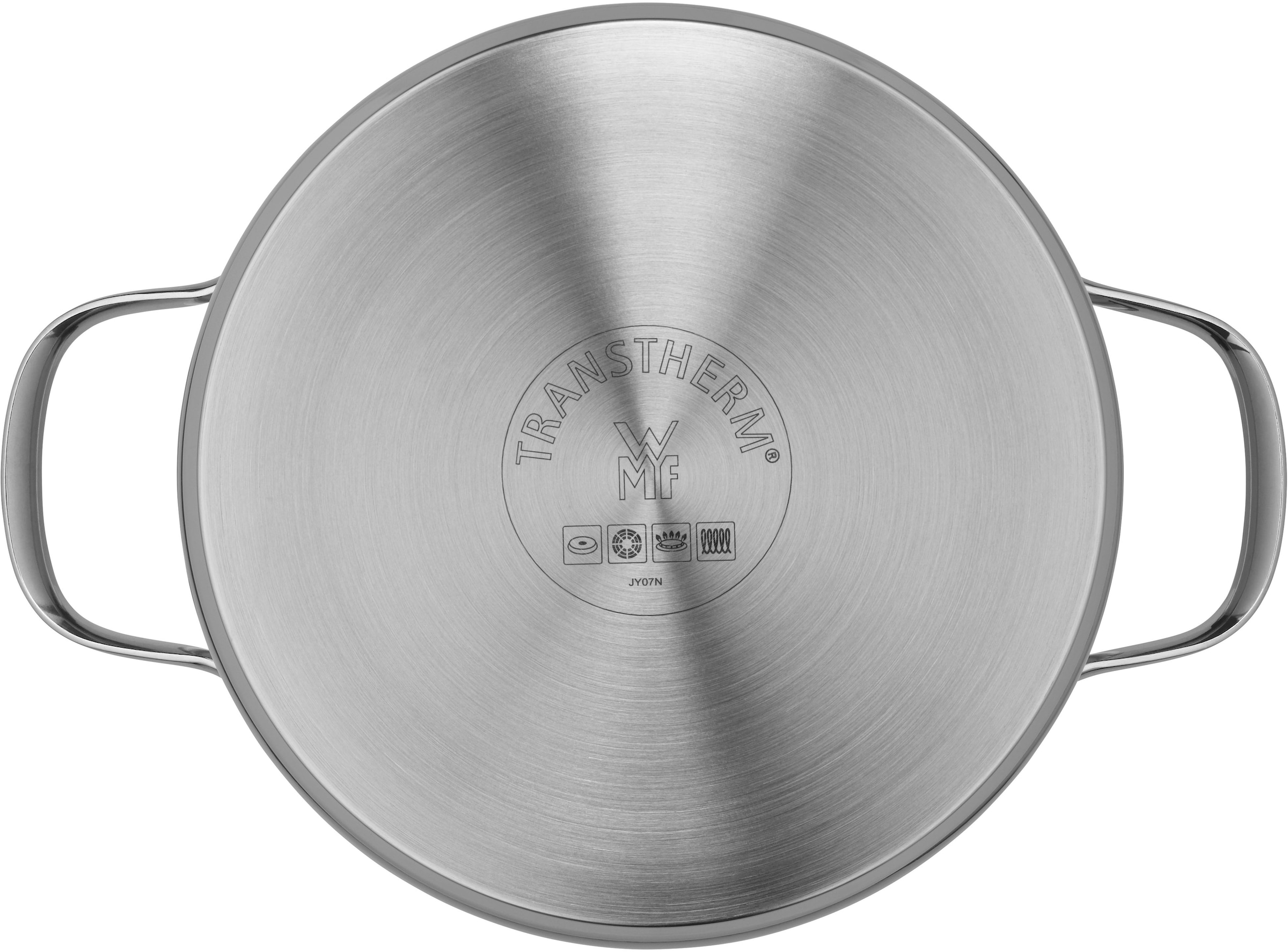 WMF Kochtopf »Provence Plus«, Cromargan® Edelstahl Rostfrei 18/10, (2 tlg.), hochwertiger Glasdeckel, TransTherm-Allherdboden, Schüttrand