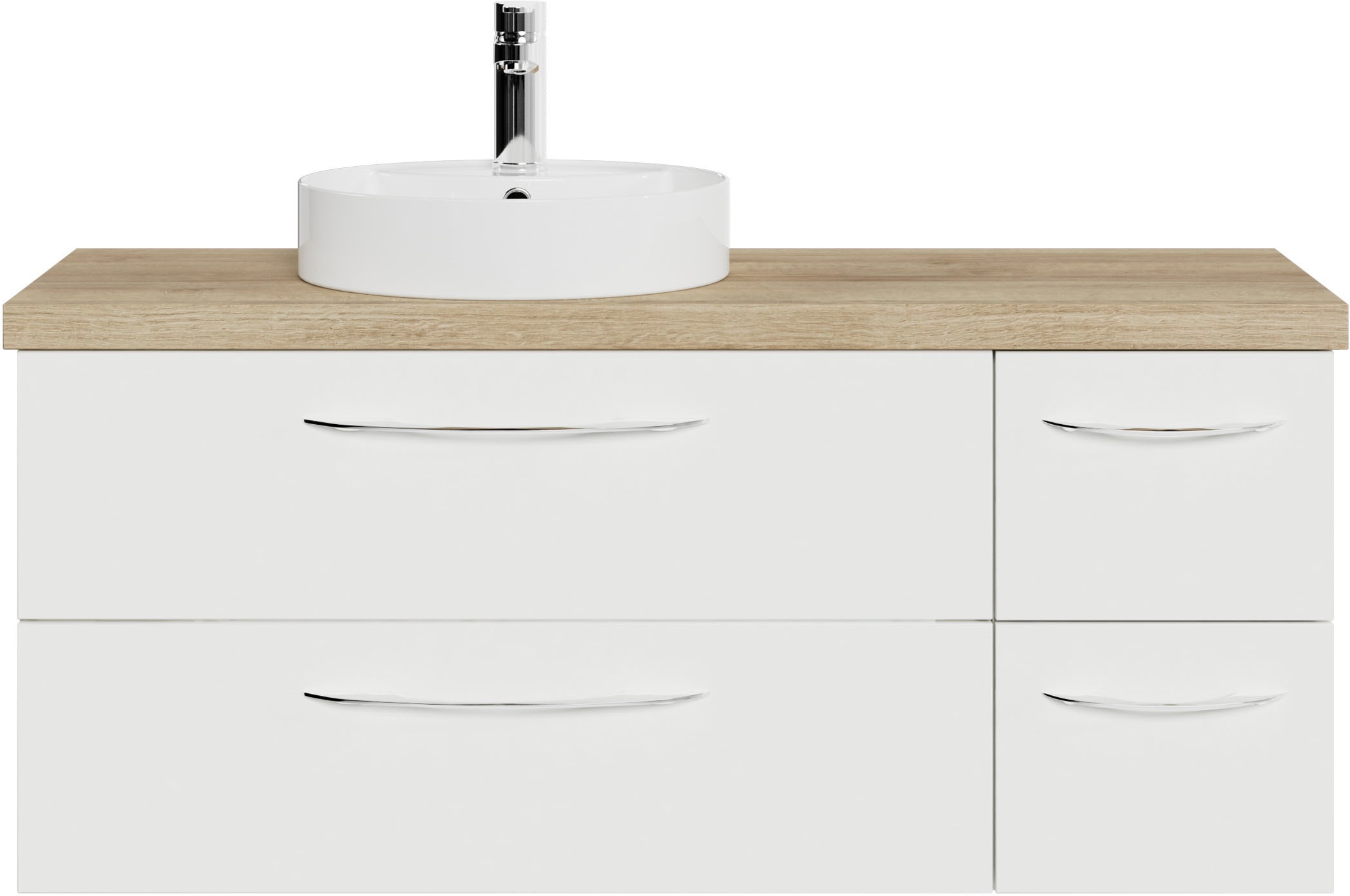Saphir Waschtisch »Serie 4035«, 118 cm mit Keramik-Aufsatzbecken und Wascht günstig online kaufen