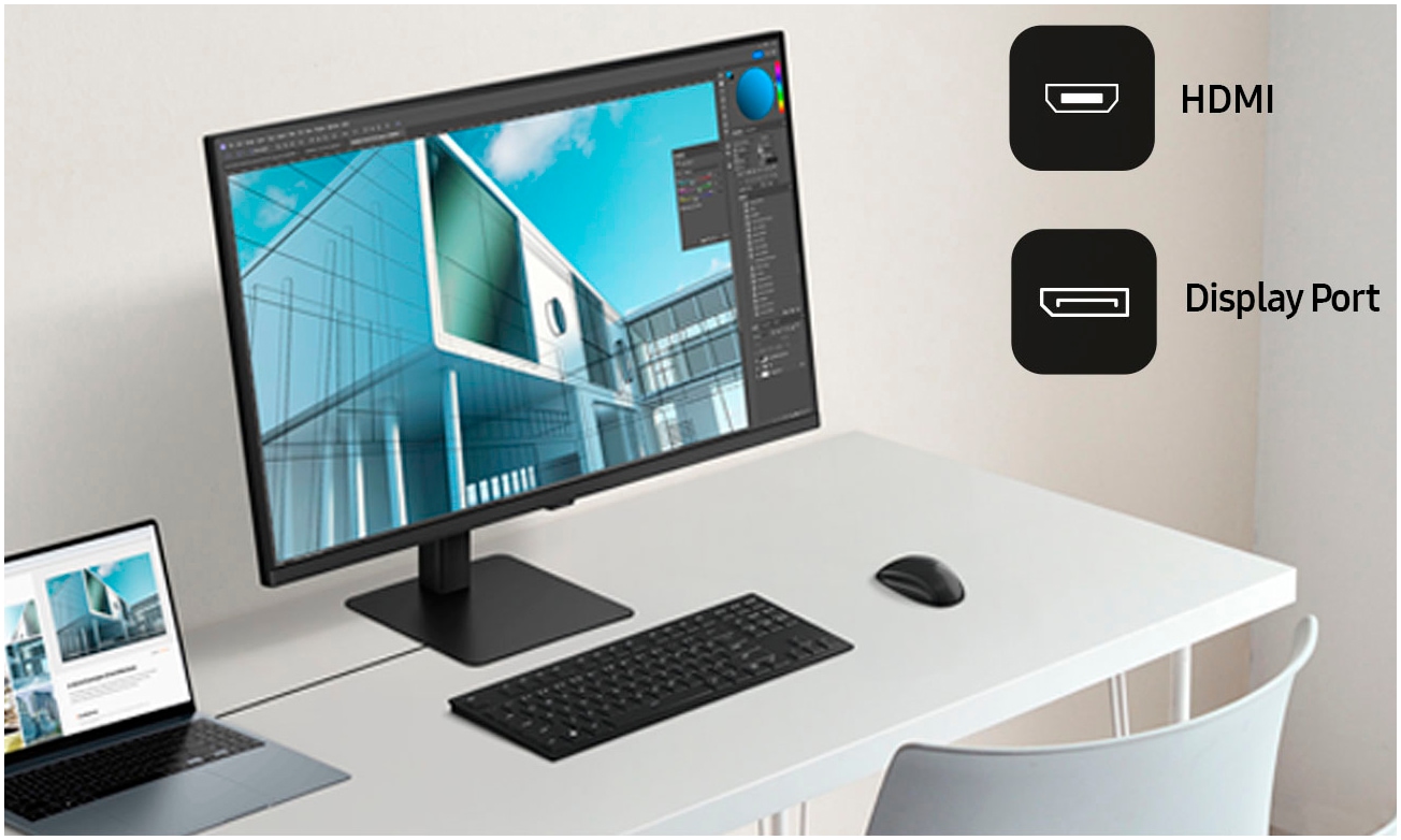 Samsung LED-Monitor »S27D700EAU«, 68 cm/27 Zoll, 3840 x 2160 px, 4K Ultra HD, 5 ms Reaktionszeit, 60 Hz