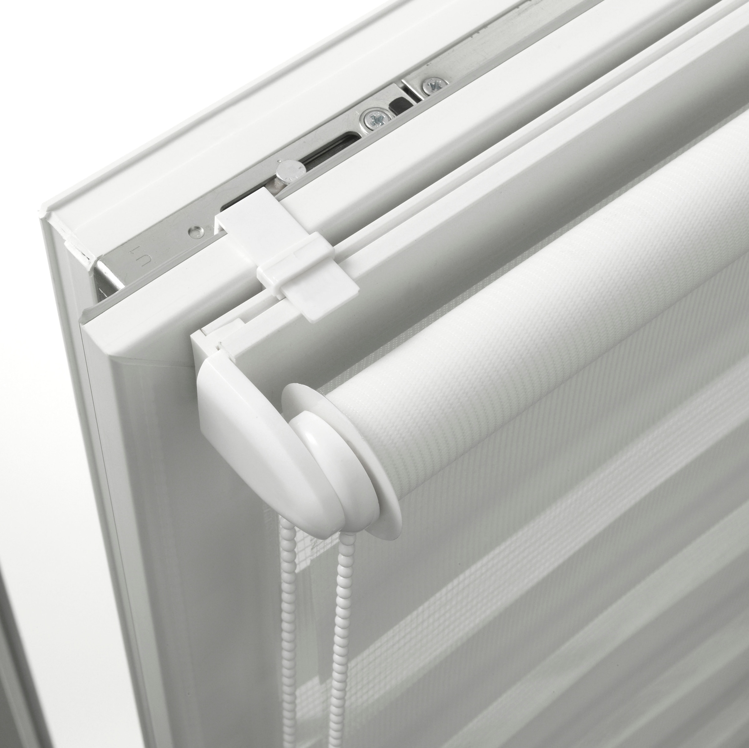 my home Seitenzugrollo »Duo Klemmrollo Easyfix«, Lichtschutz, Sichtschutz, ohne Bohren, freihängend, halbtransparent, vormontiert auf Montageschiene