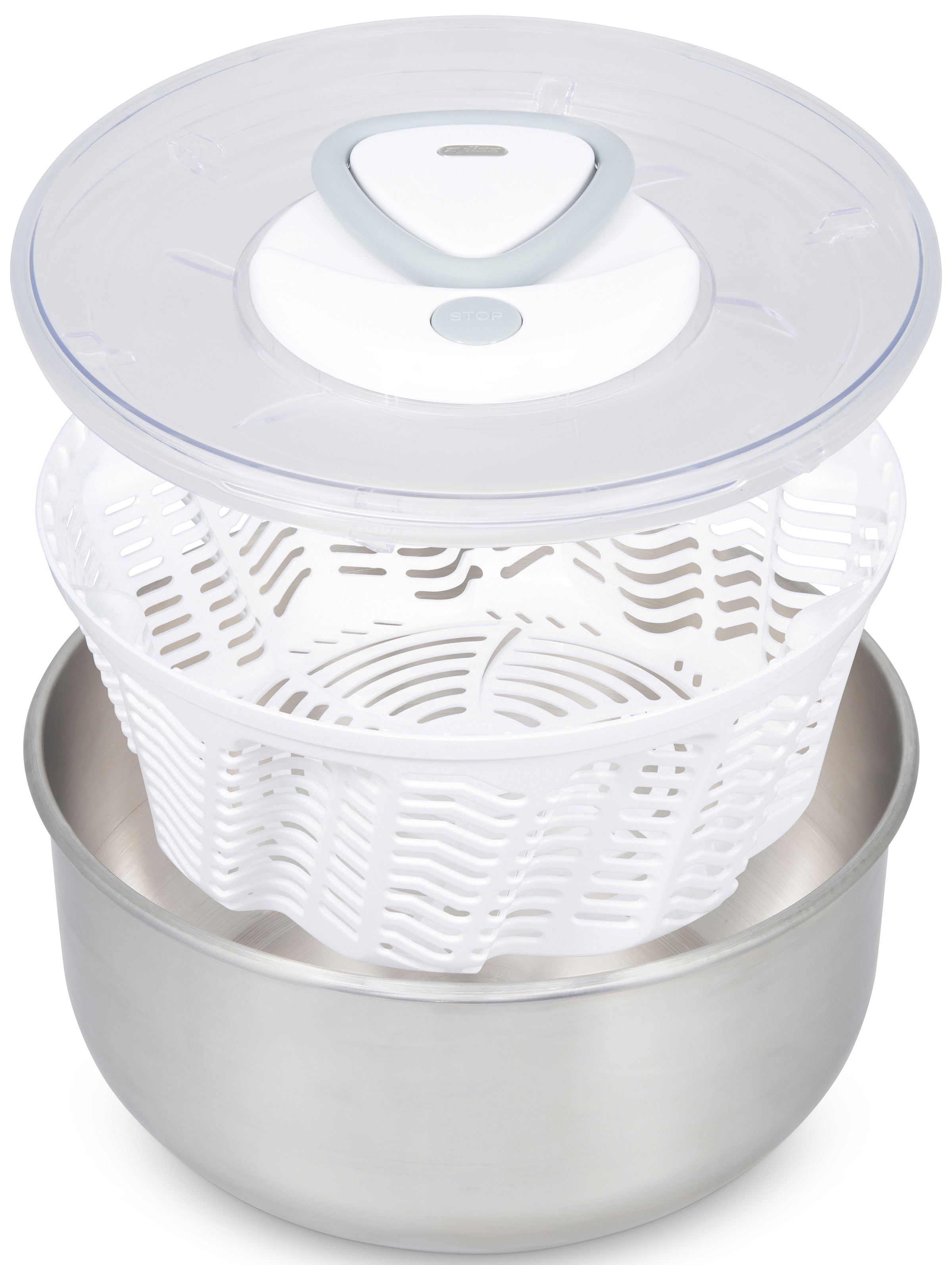 zyliss Salatschleuder »Easy Spin 2«, mit AquaVent-Technologie, Edelstahl