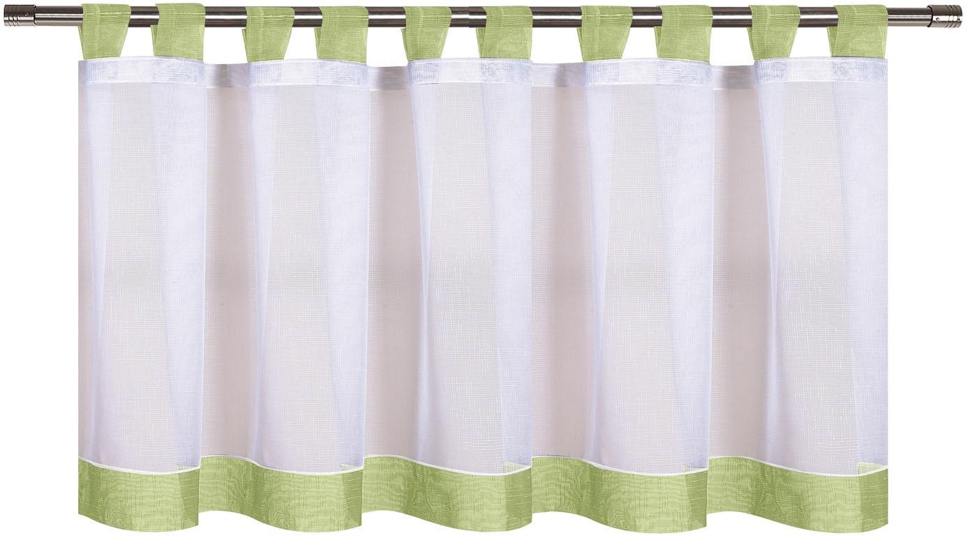 Happy Home Scheibengardine »CARA« Schlaufen 1 Stk. tlg. HxB: 50x150, Webwar günstig online kaufen