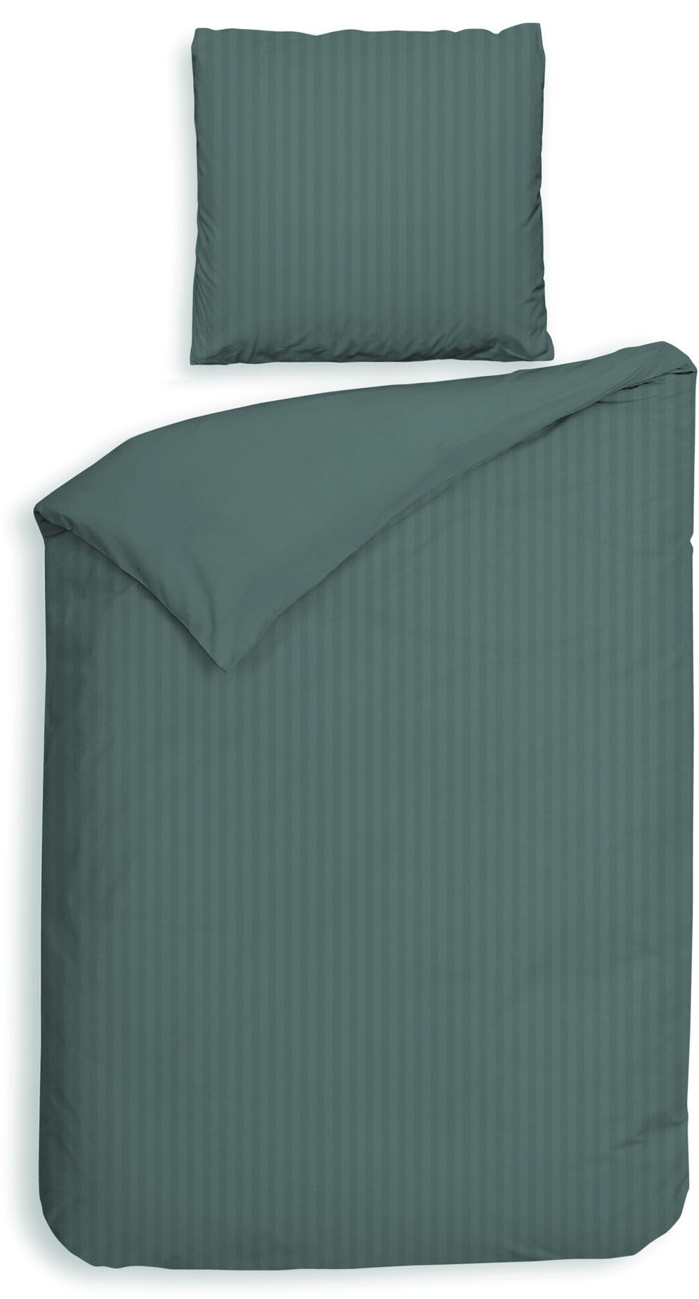 Heckett & Lane Bettwäsche »Banda« 2 tlg. hochwertiges Mako-Satin, Streifen günstig online kaufen