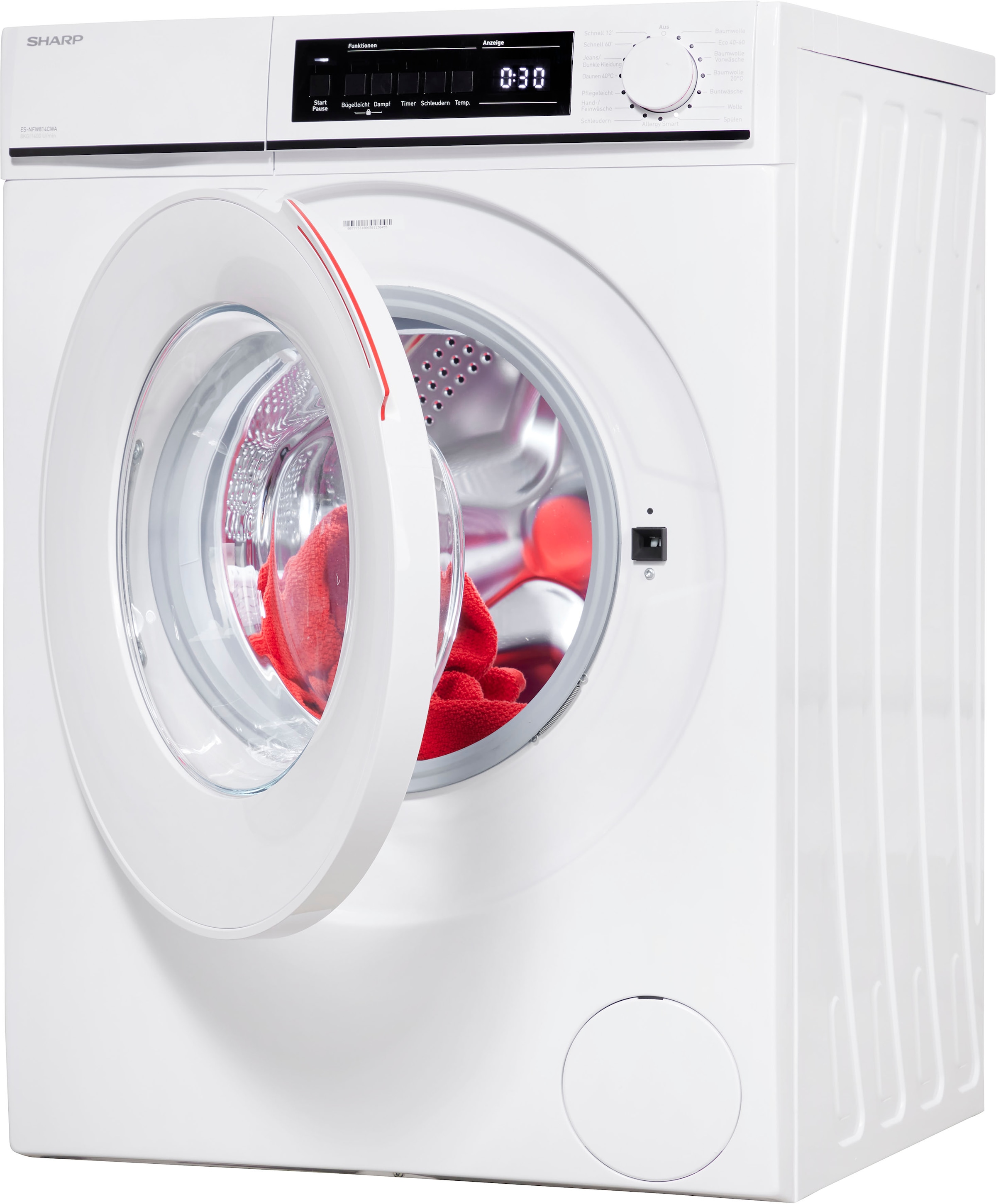Sharp Waschmaschine kaufen kg, ES-NFW814CWA-DE, 1400 »ES-NFW814CWA-DE«, U/min 8