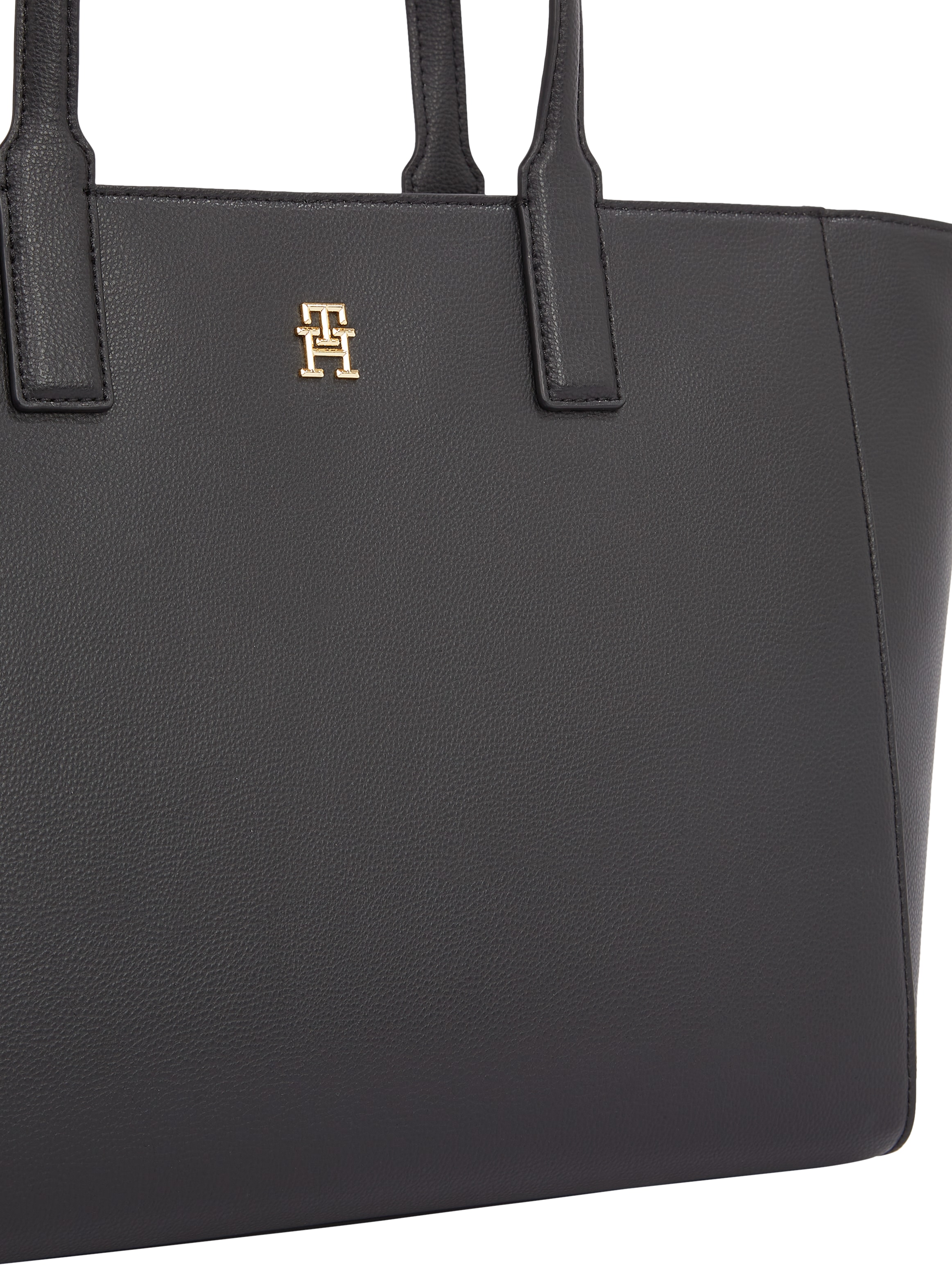 Tommy Hilfiger Shopper »TH SOFT LOGO TOTE«, Damen Henkeltasche Schultertasche, Umhängetasche im eleganten Look