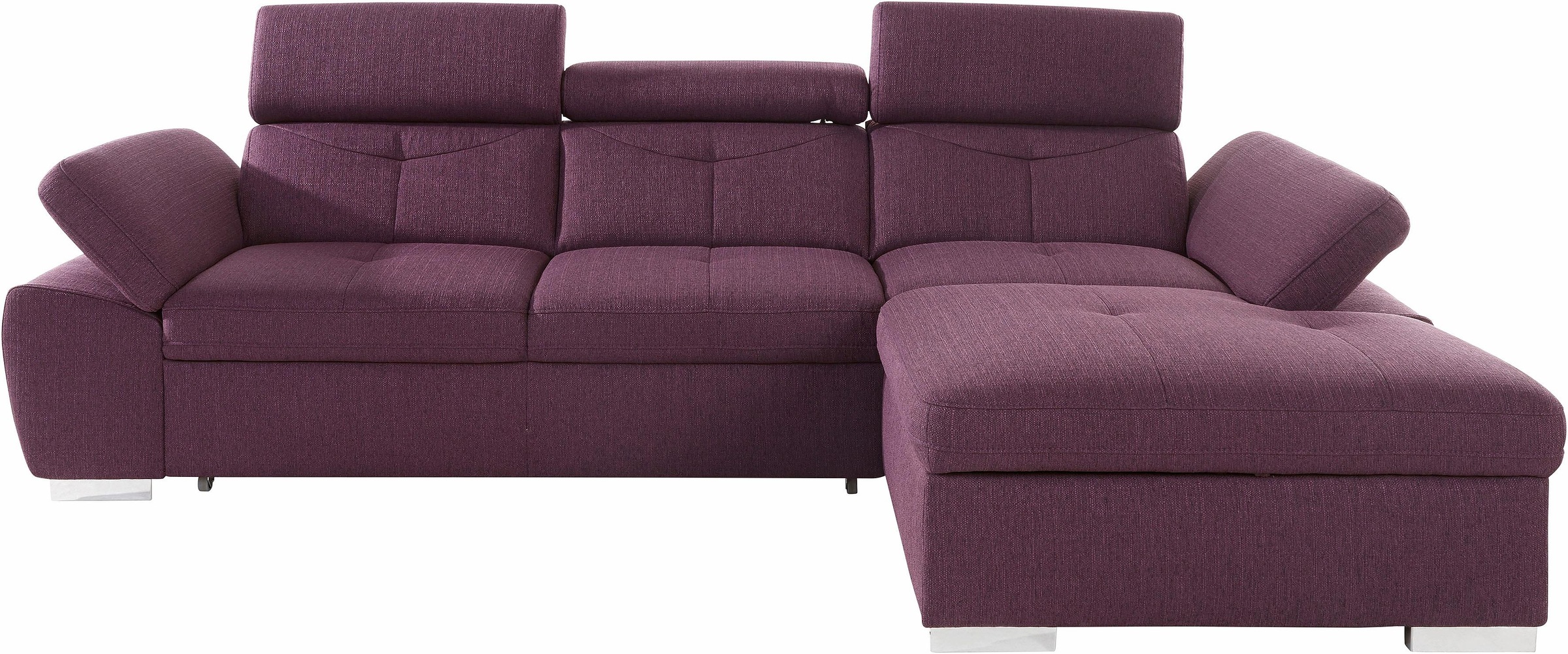 exxpo - sofa fashion Ecksofa »Spring, super bequem, mit Armteil- und Kopfte günstig online kaufen