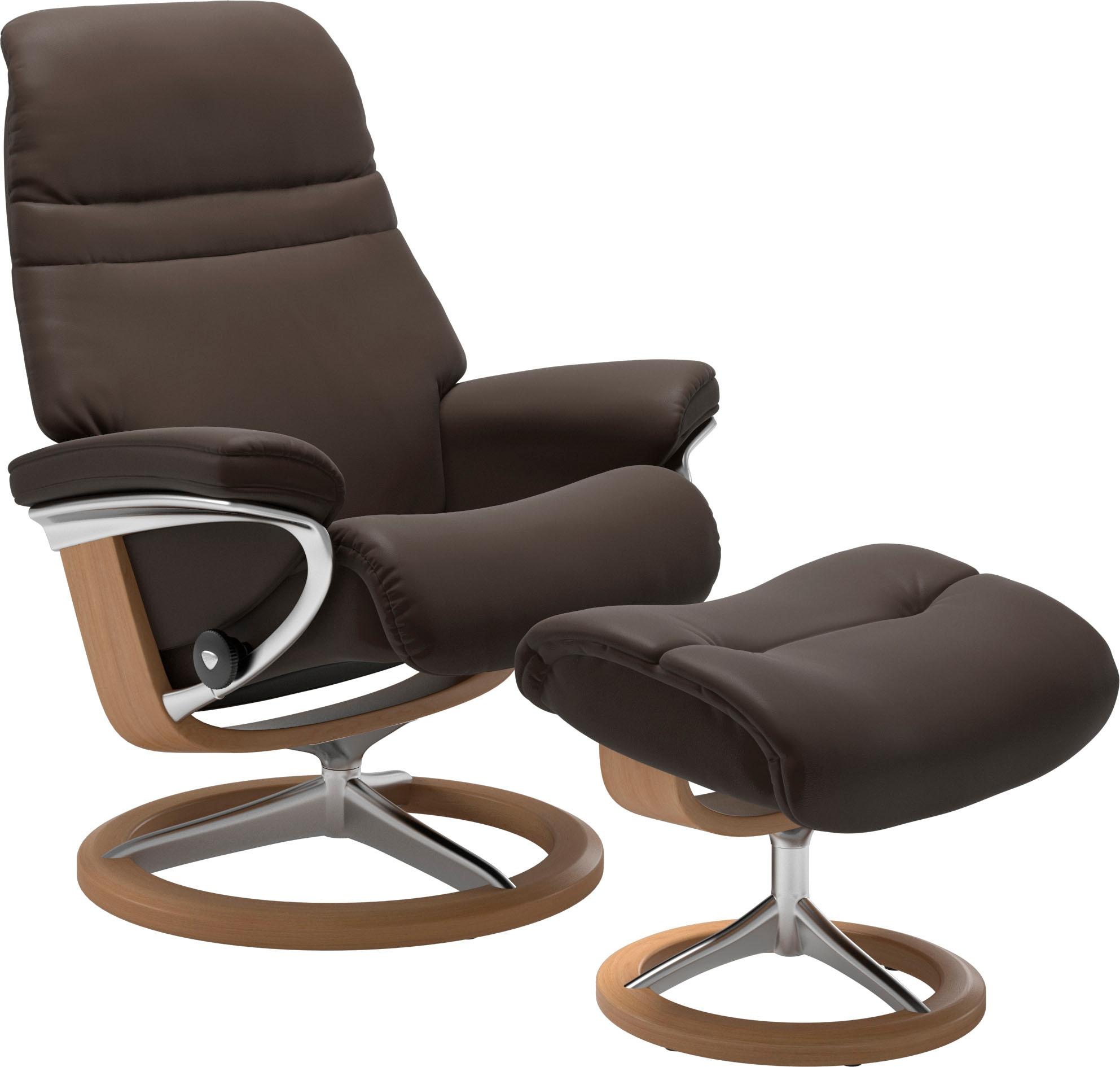 Stressless® Relaxsessel »Sunrise« Relaxsessel mit Hocker, mit Signature Bas günstig online kaufen