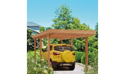 Einzelcarport »Berlin«, Holz, 258 cm, natur