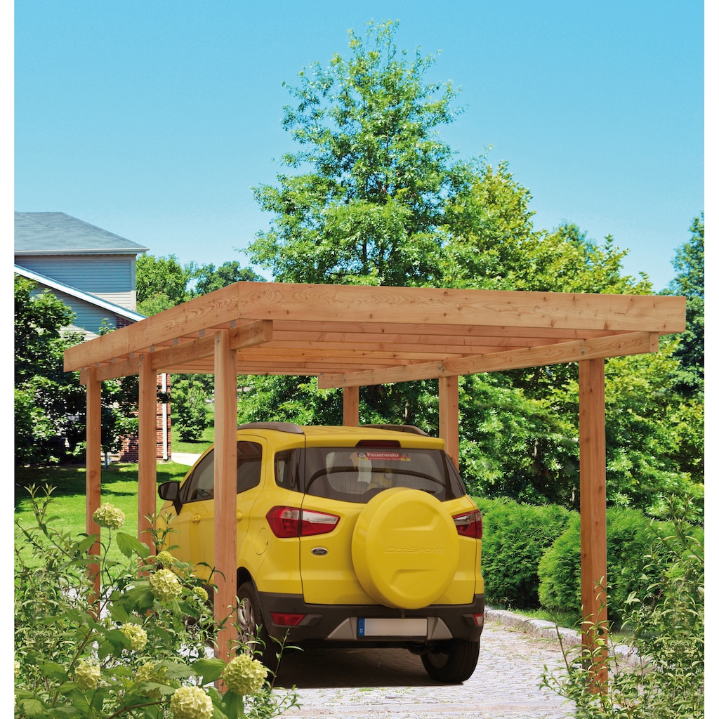 Kiehn-Holz Einzelcarport »Berlin«, Holz, 258 cm, natur