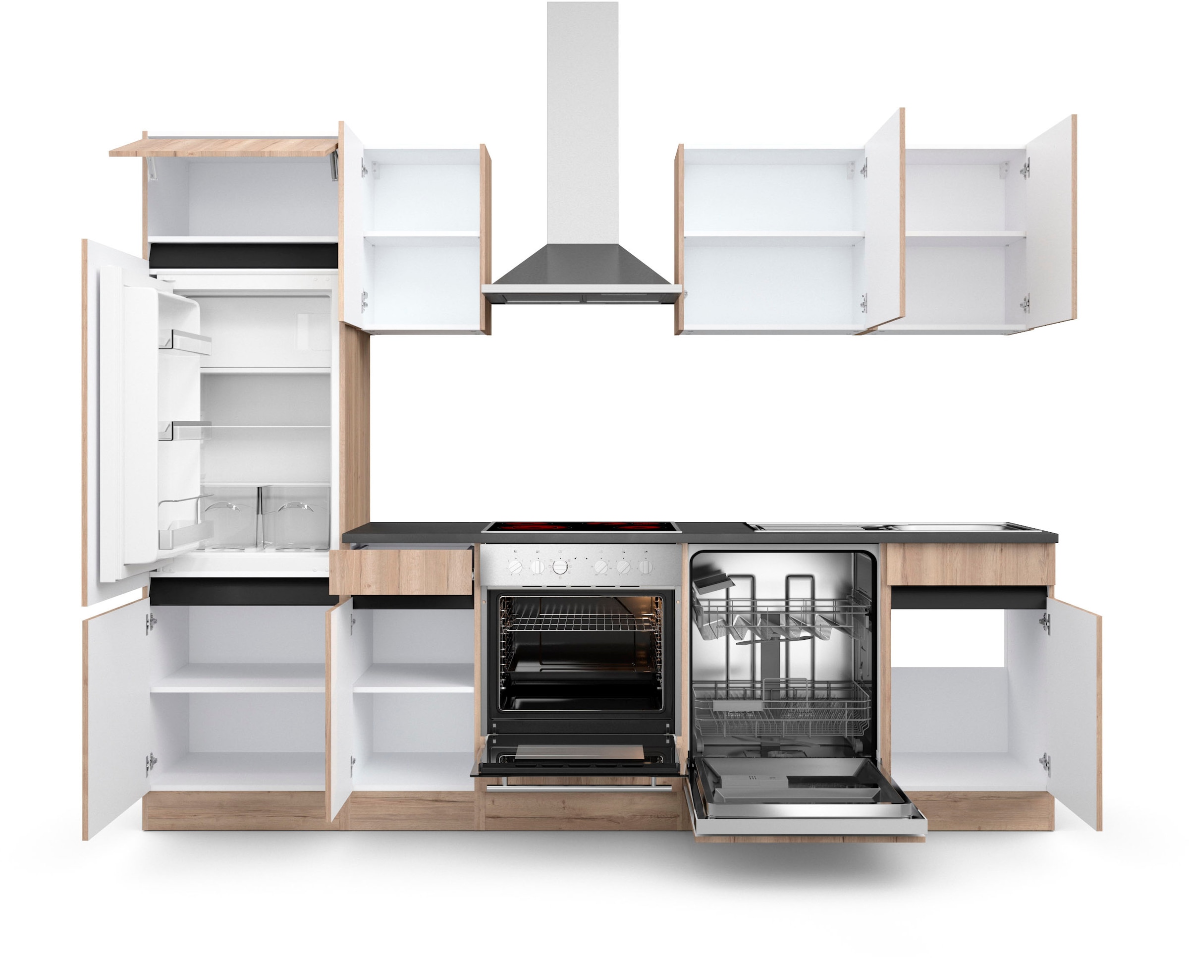 OPTIFIT Küche »Safeli«, mit cm, oder Hanseatic-E-Geräte kaufen auf Breite ohne 270 Rechnung wahlweise
