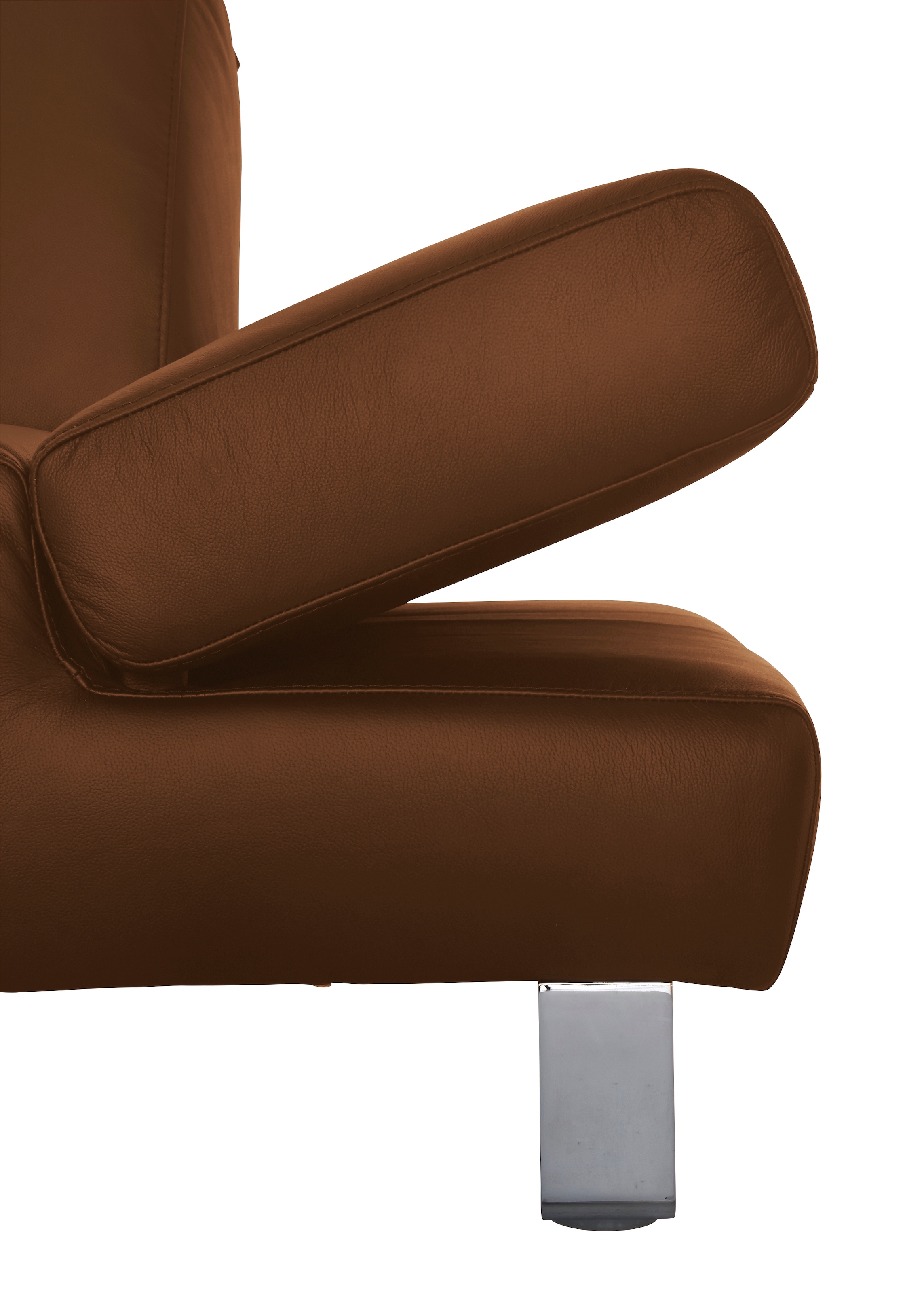 W.SCHILLIG 3-Sitzer »taboo Designsofa mit hohem Sitzkomfort«, mit Übertiefe, inklusive Armlehnenverstellung