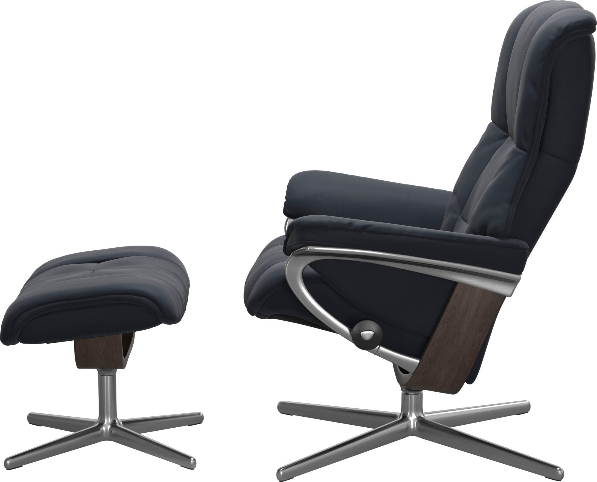 Stressless® Fußhocker »Mayfair«, mit Cross Base, Größe S, M & L, Holzakzent Wenge