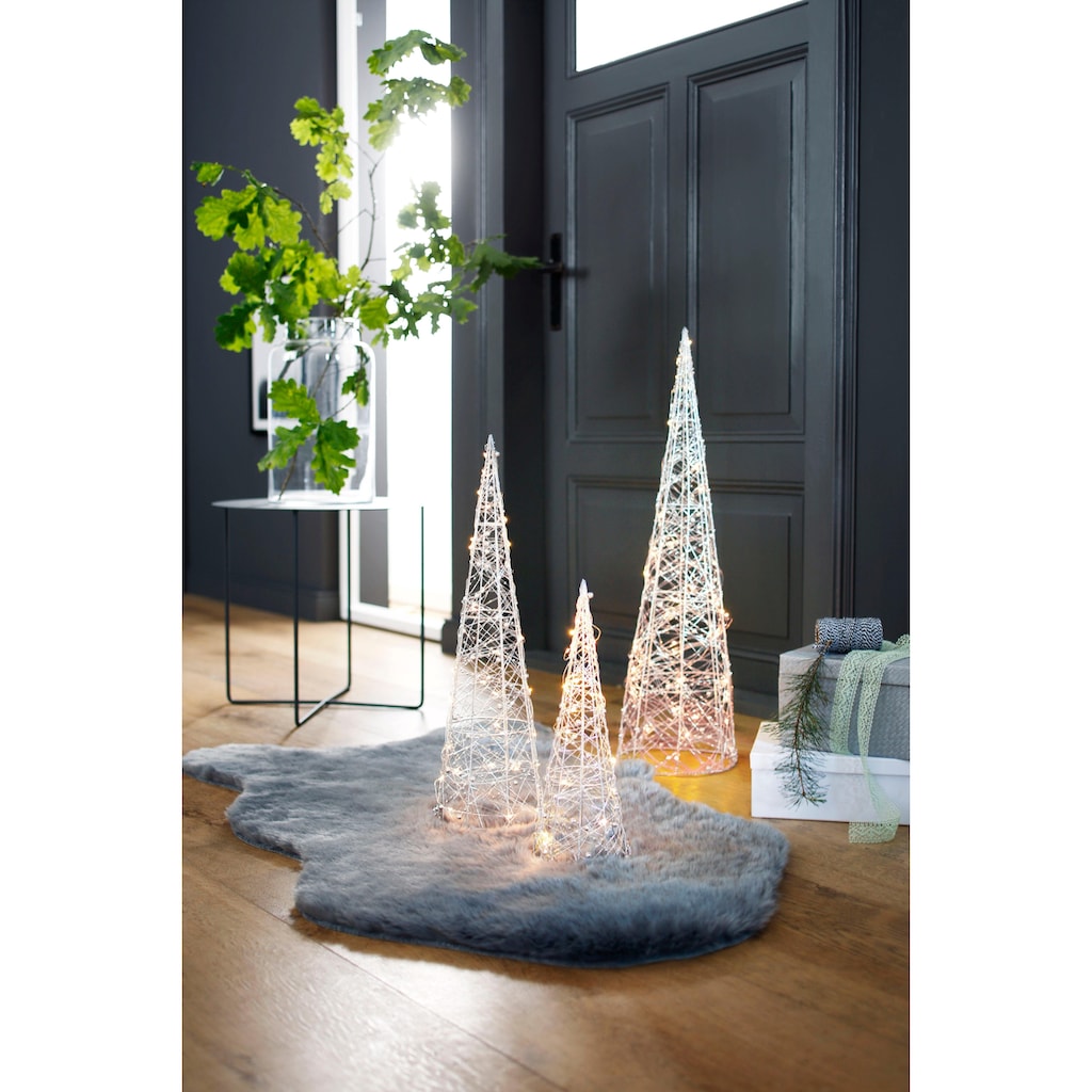 Star-Max LED Baum »Pyramide«, mit 90 warmweißen LEDs