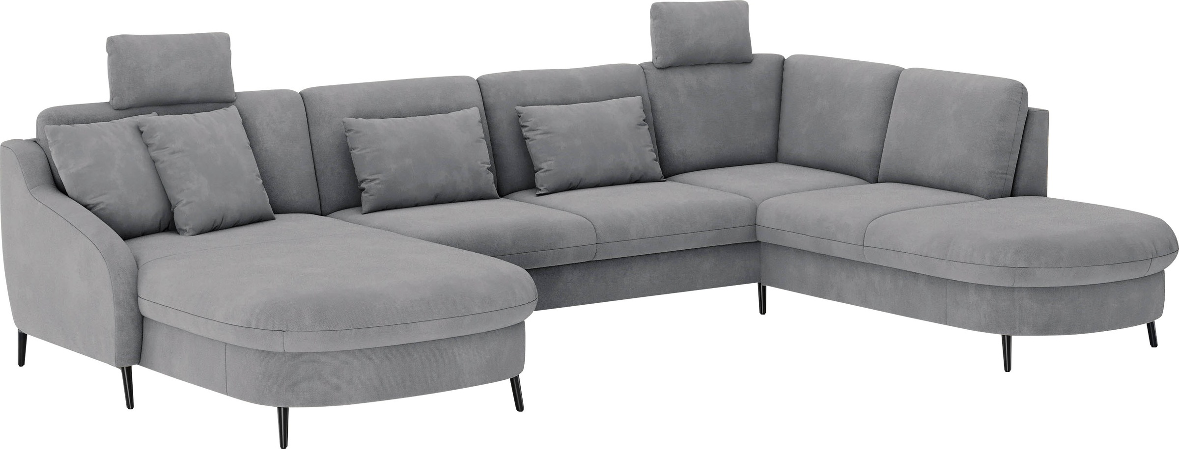 sit&more Wohnlandschaft »Soul U-Form«, wahlweise mit Bettfunktion und Bettkasten oder Schubkasten