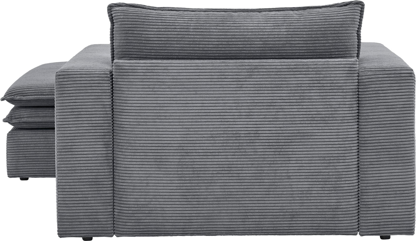 Home affaire Sitzgruppe »PIAGGE« 2 Stk. tlg. Hochwertiger Cord, Loveseat und Loveseat-Hocker im Set