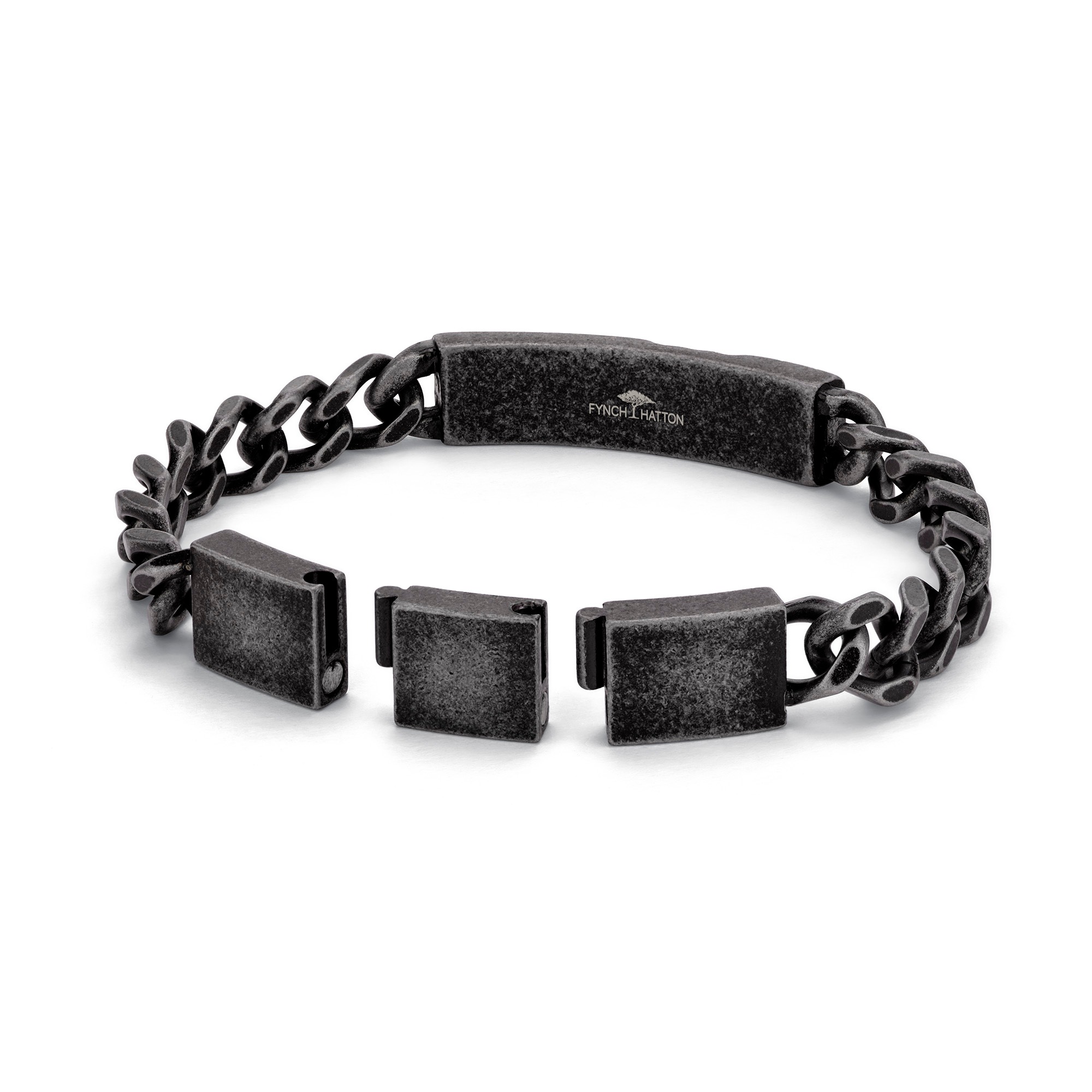 FYNCH-HATTON Armband »Schmuck Geschenk Edelstahl Armkette Curb Chain«