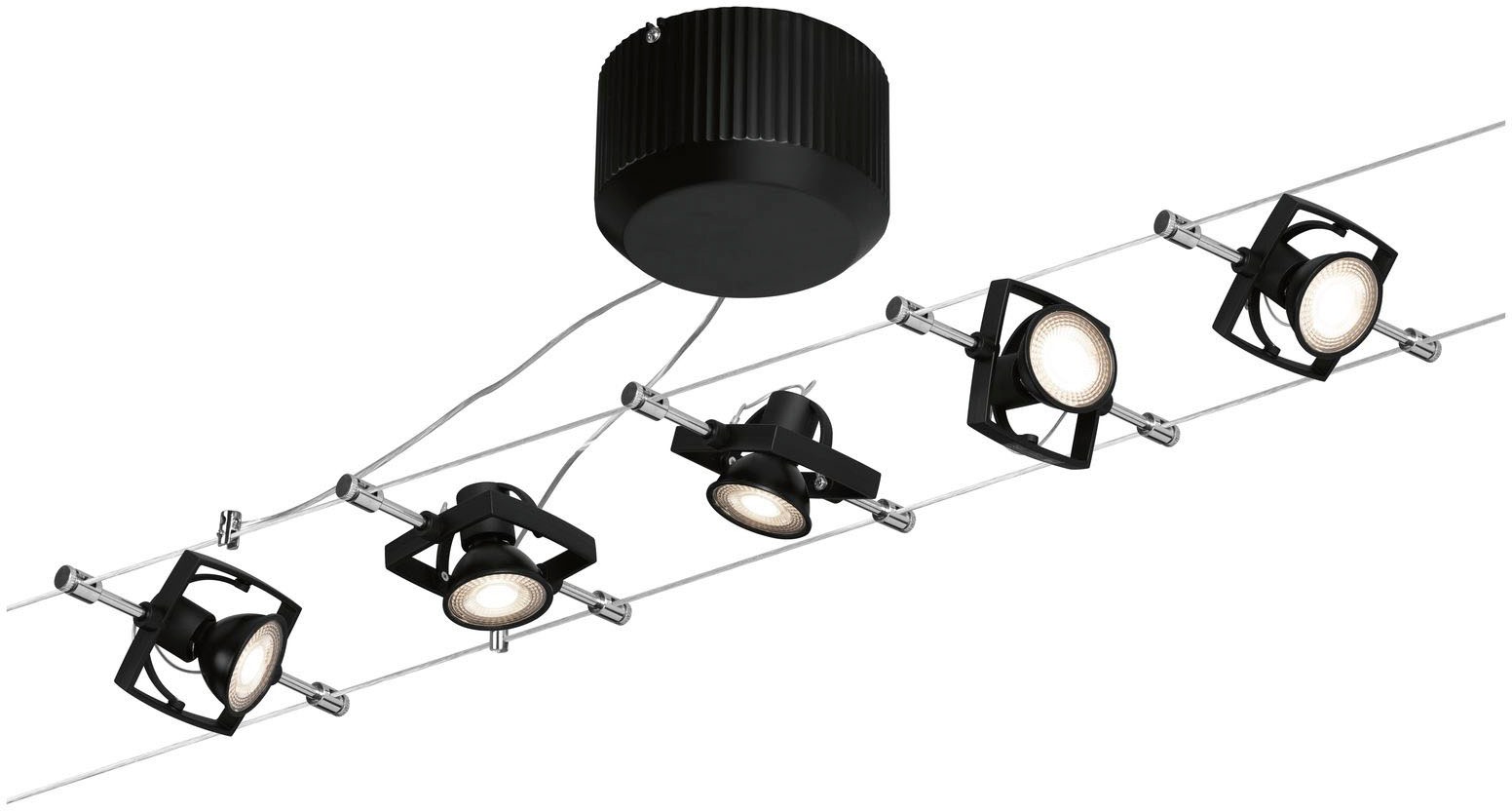 Paulmann LED Deckenleuchte »Mac II«, 5 flammig, Leuchtmittel GU 5,3   ohne günstig online kaufen