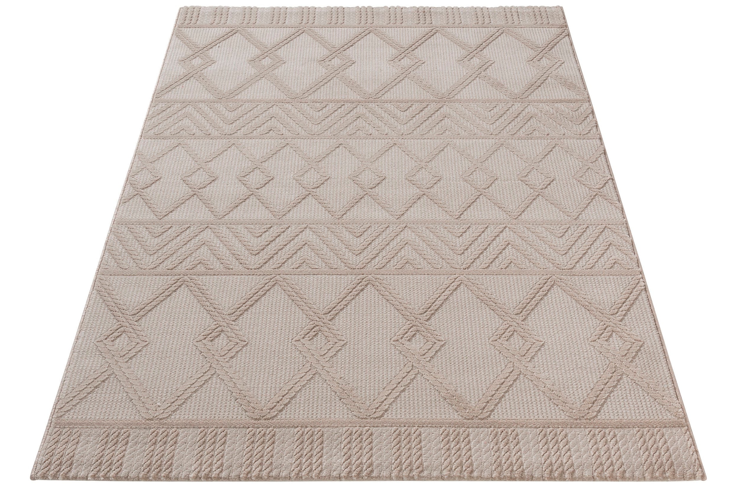 Sehrazat Wohnzimmer Teppich Rechnung Hoch-Tief-Struktur, 6200«, bestellen rechteckig, auf »Luxury