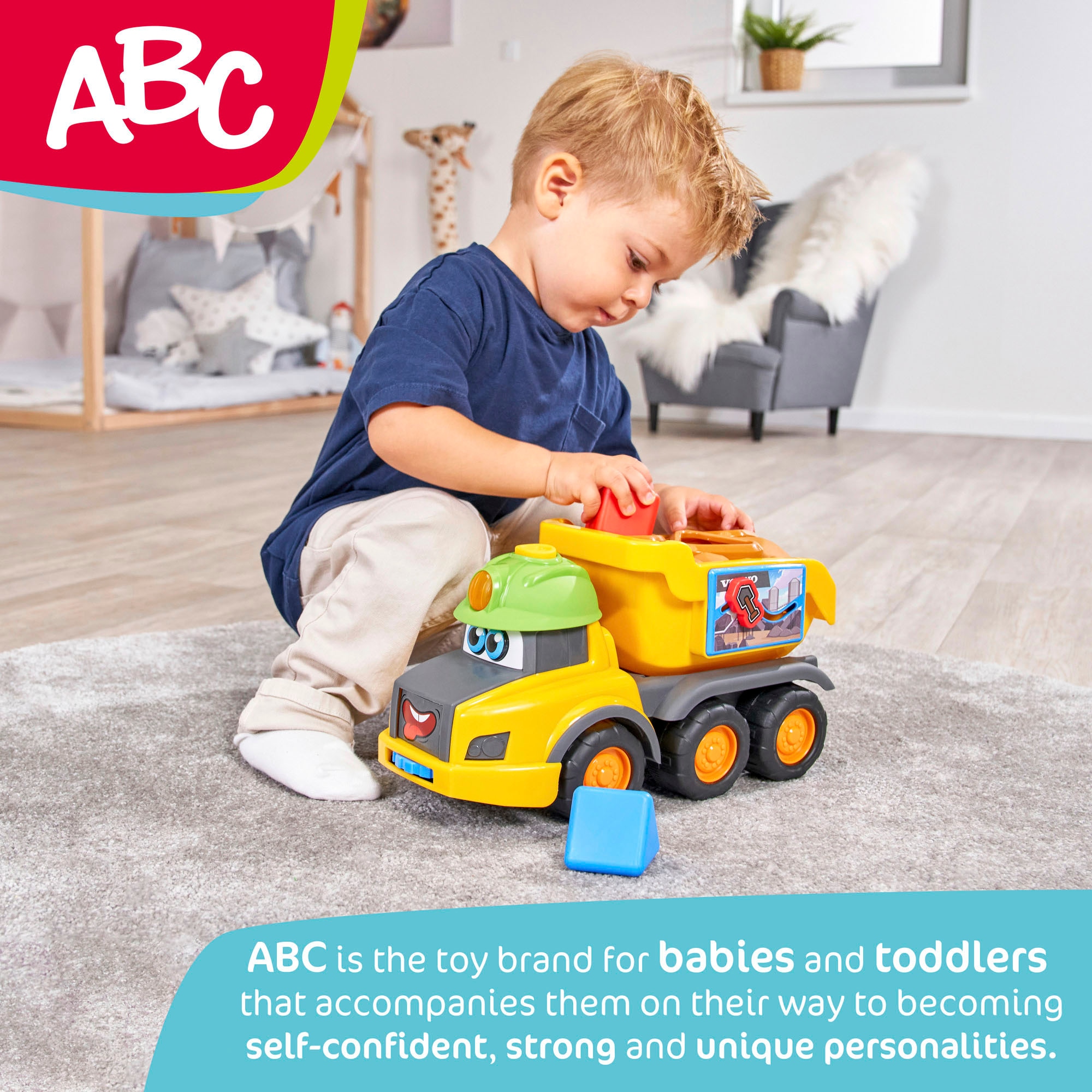 ABC Spielzeug-Radlader »ABC Lucy Loader« mit mechanischer Hupe