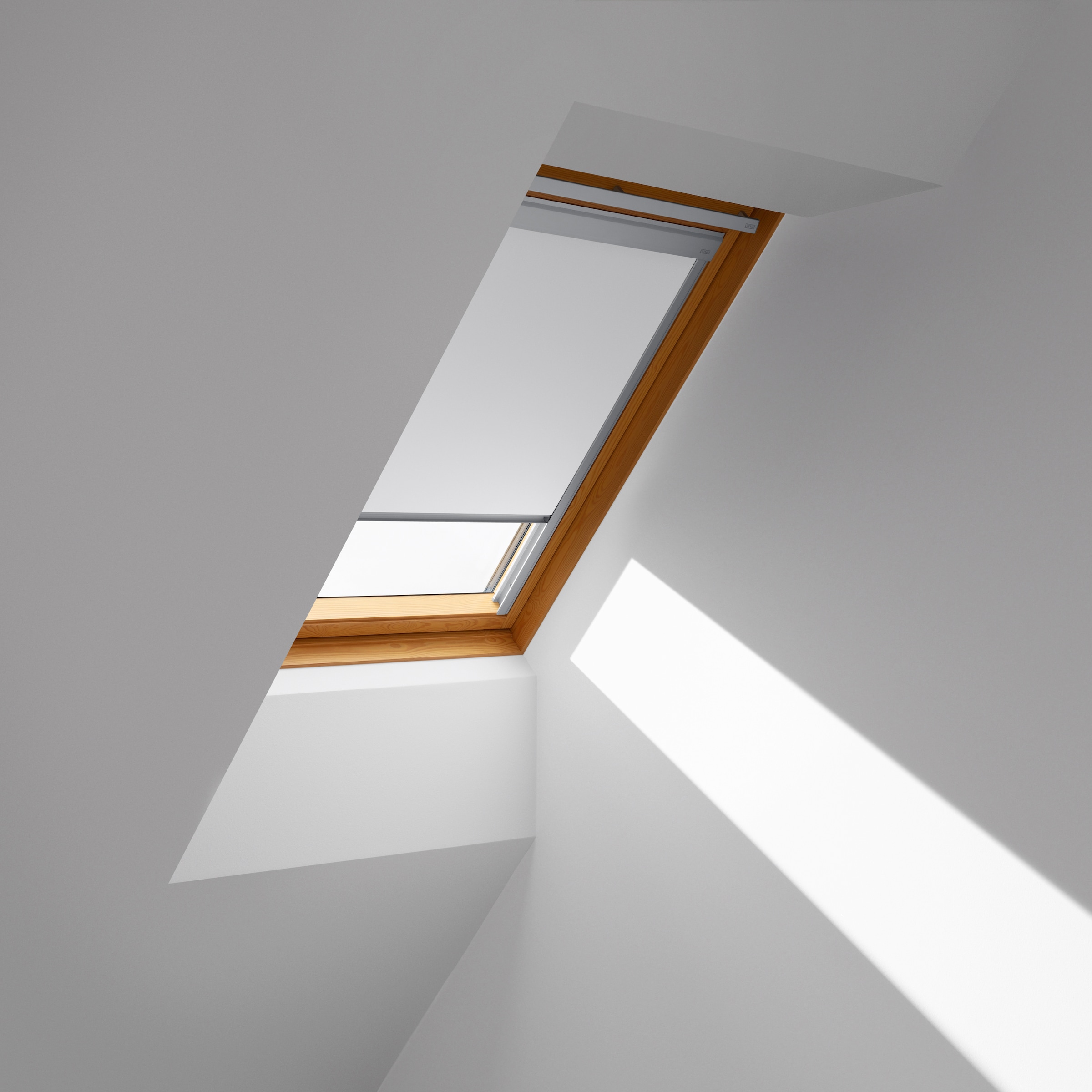 VELUX Verdunklungsrollo »DBL S06 4288«, verdunkelnd, Verdunkelung, ohne Bohren, in Führungsschienen, alufarbene Führungsschienen & Griffleiste