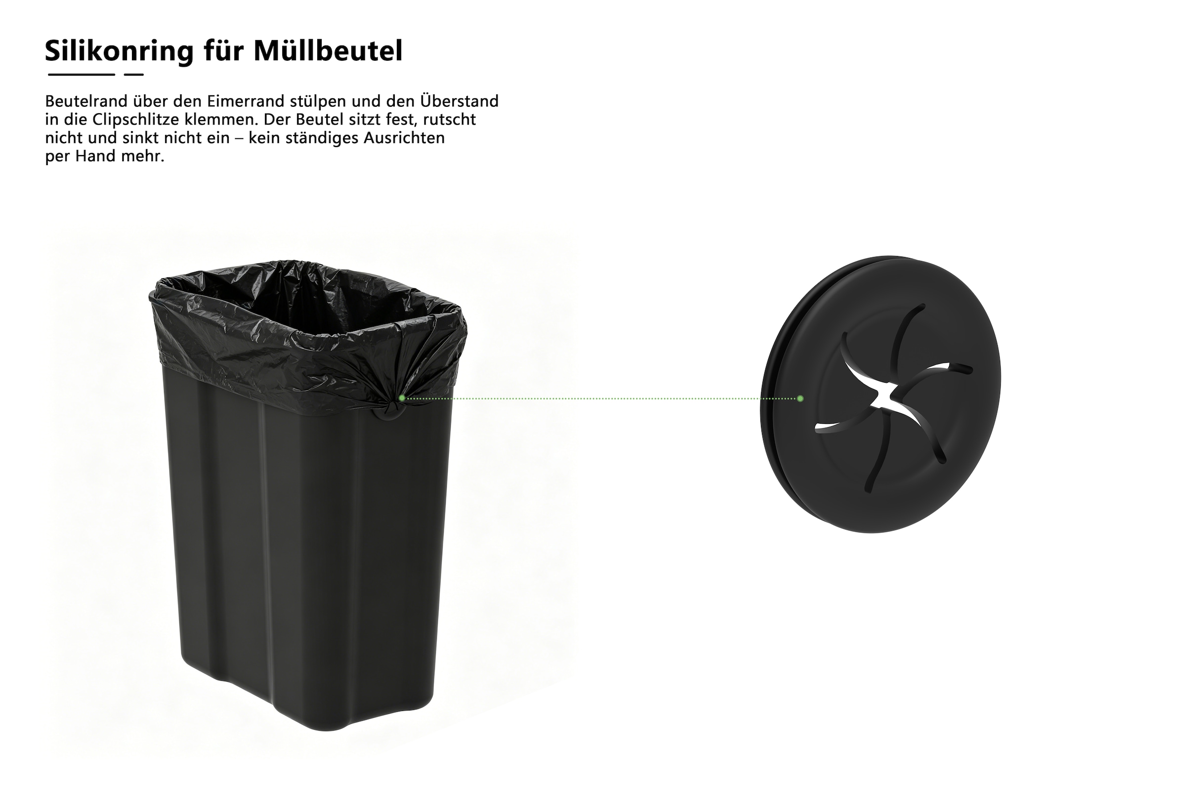 OTTO home Mülleimer »Joonah, Soft Close, schmal und kompakt« 1 Behälter Nischen-Mülleimer, Treteimer, Kosmetikeimer mit Deckel