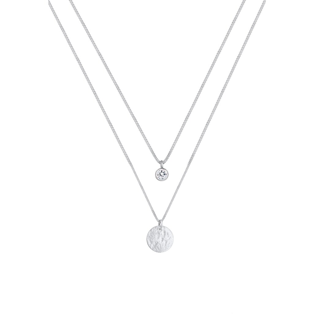 Elli Gliederkette »Zarte Basic Layer Halskette, 925 Sterling Silber«