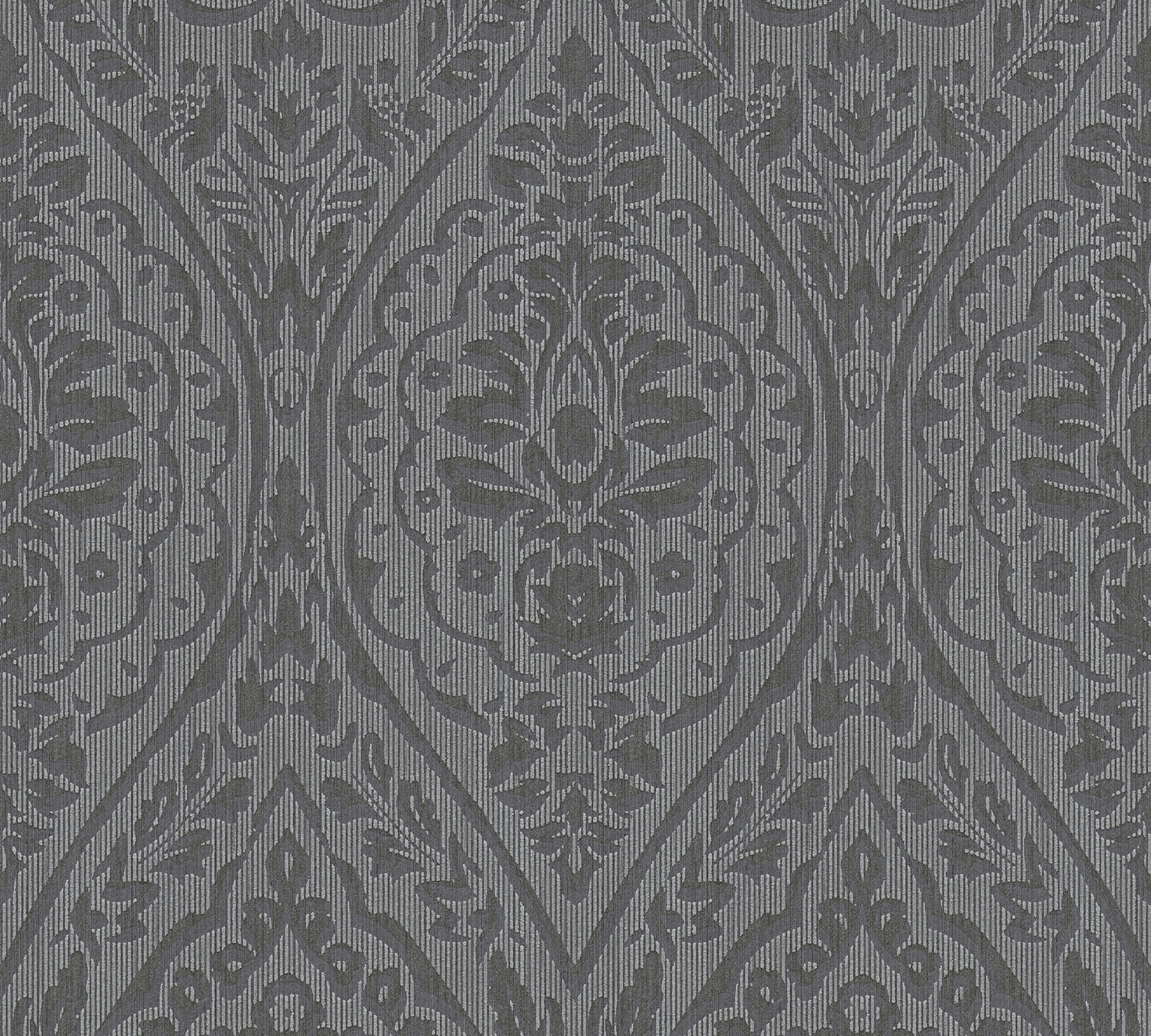 Architects Paper Textiltapete »Tessuto« Barock | gemustert | ornamental samtig Tapete Streifen Tapeten Wohnzimmer Schlafzimmer Küche modern Flur Büro