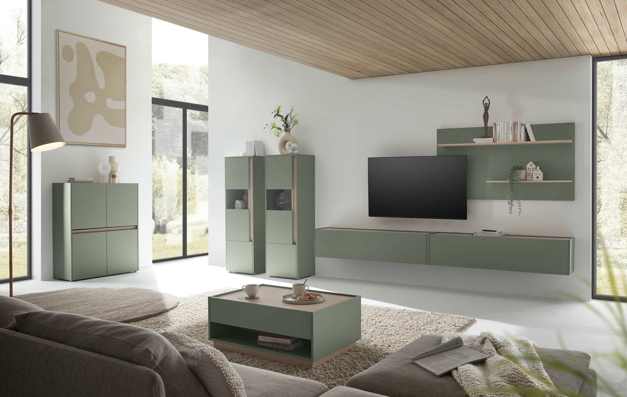 INOSIGN Vitrine »City/Giron, moderner Hochschrank, Glasvitrine«, zeitlos, modern, ausreichend Stauraum, vielseitig einsetzbar