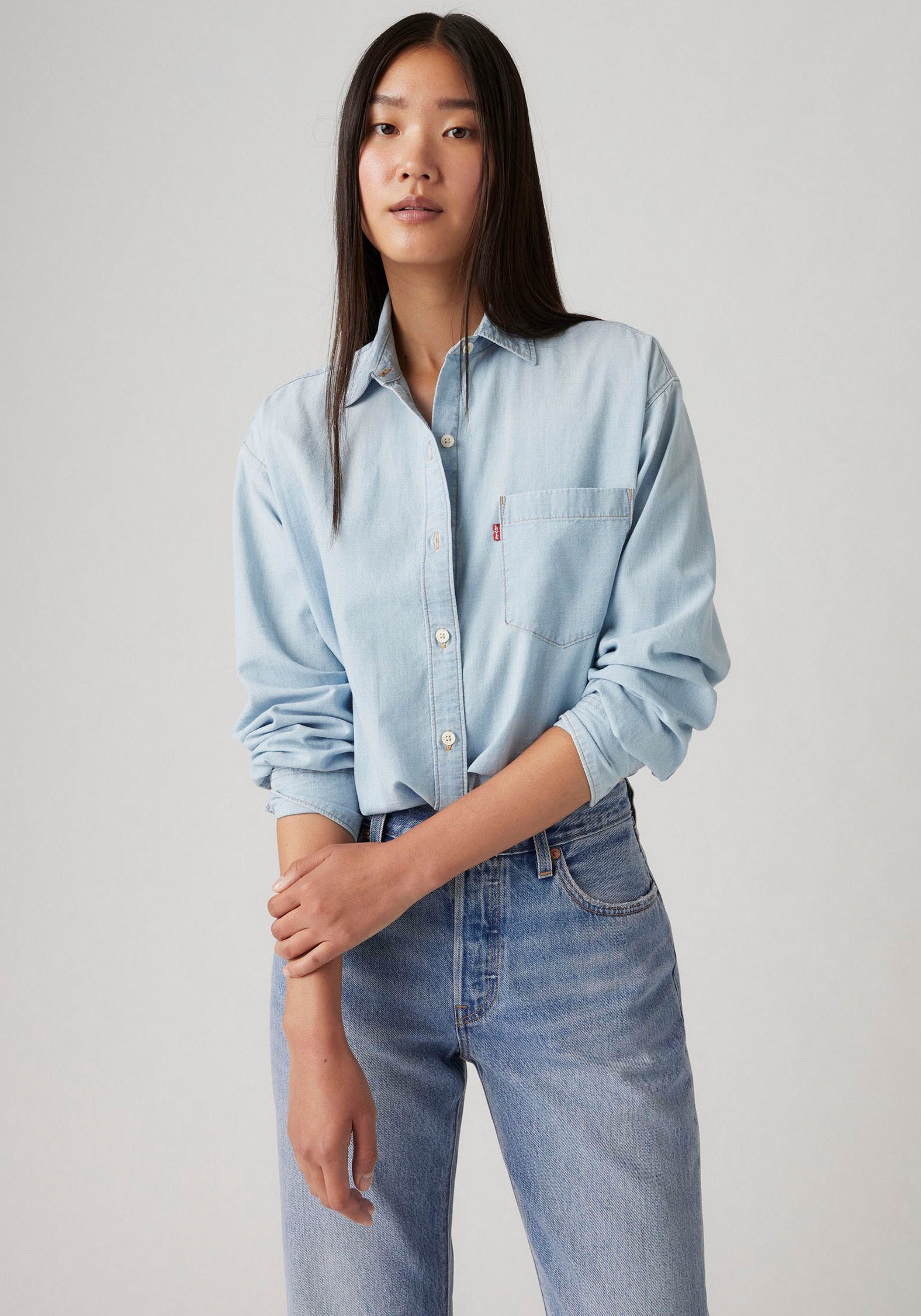 Levi's® Jeansbluse »HARLIE NEW BF S«, mit Brusttasche