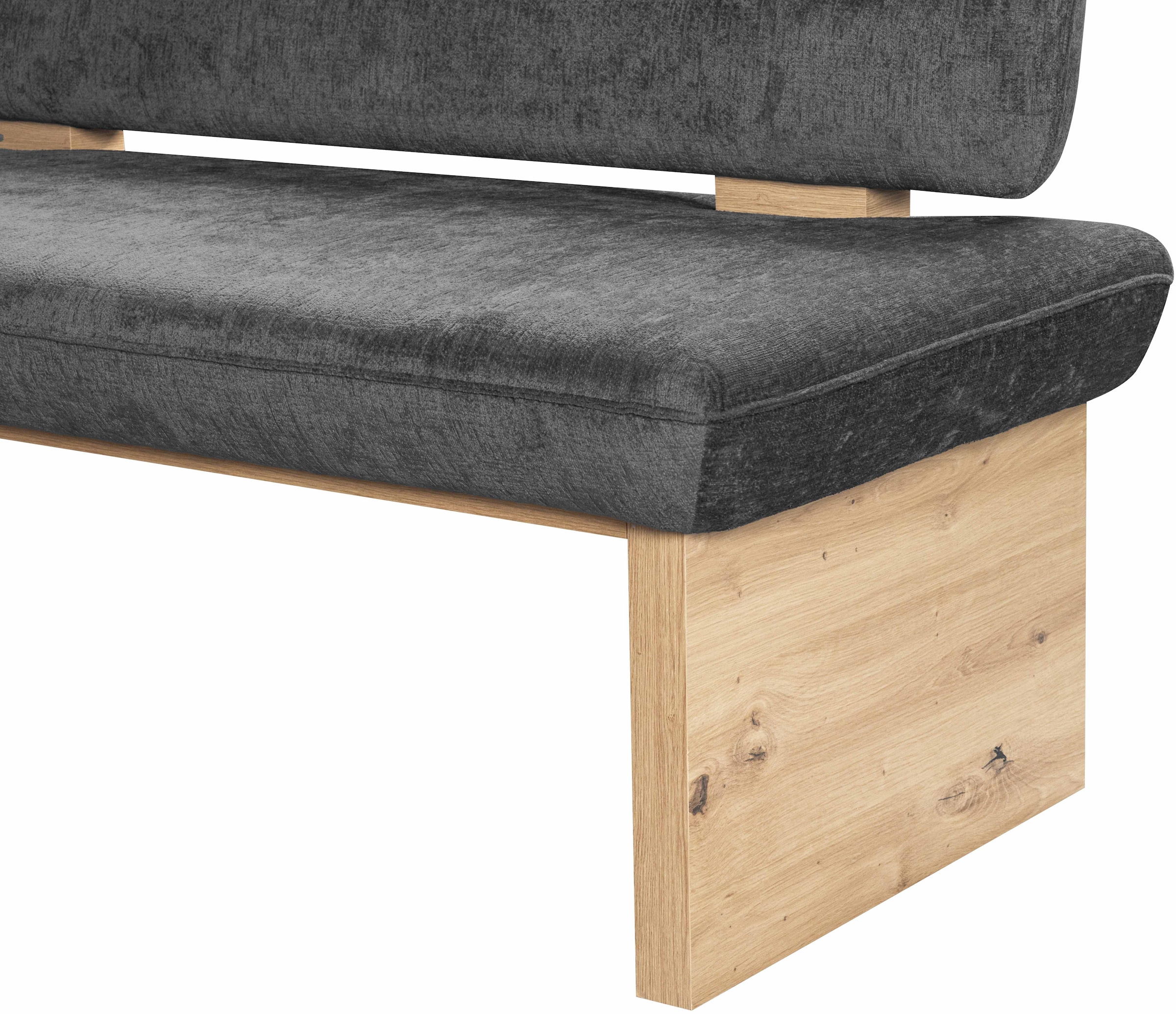 Home affaire Eckbankgruppe »Louise + Miles Essecke Sitzgruppe Eckbank Küchenbank«, (Set, 4 tlg., 4er), Sitzgruppe Esszimmer Stühle Tisch und Bank bequem gepolstert
