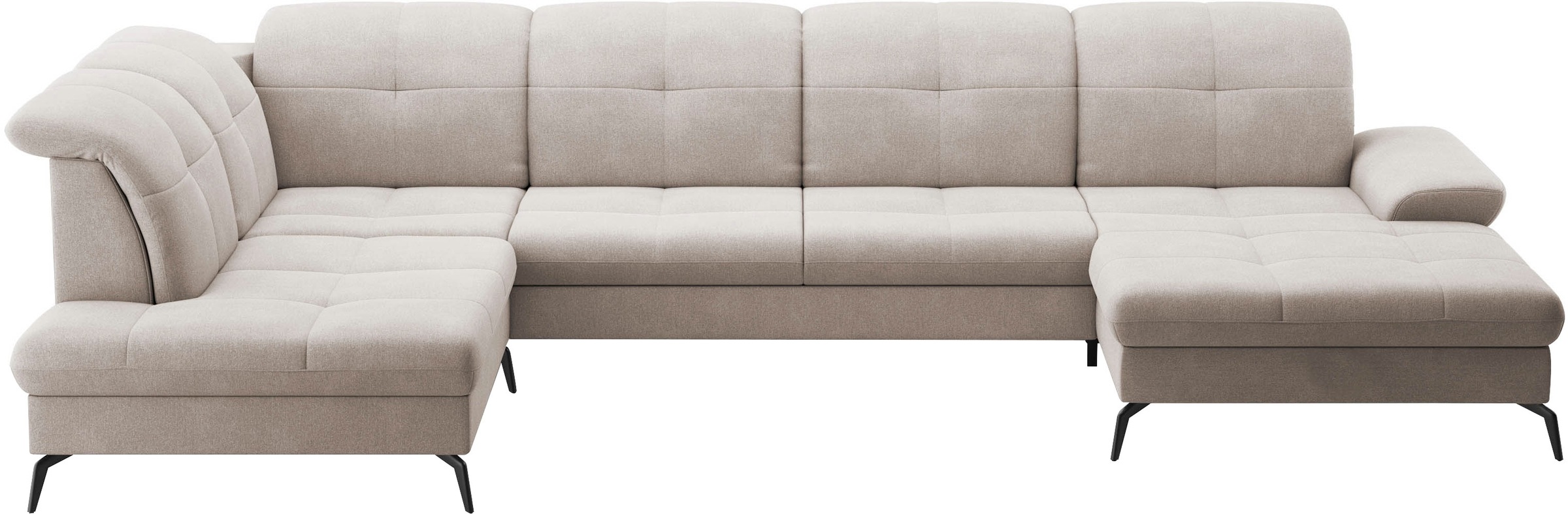 sit&more Wohnlandschaft »Amica, U-Form, inkl. Sitztiefenverstellung und Arm günstig online kaufen