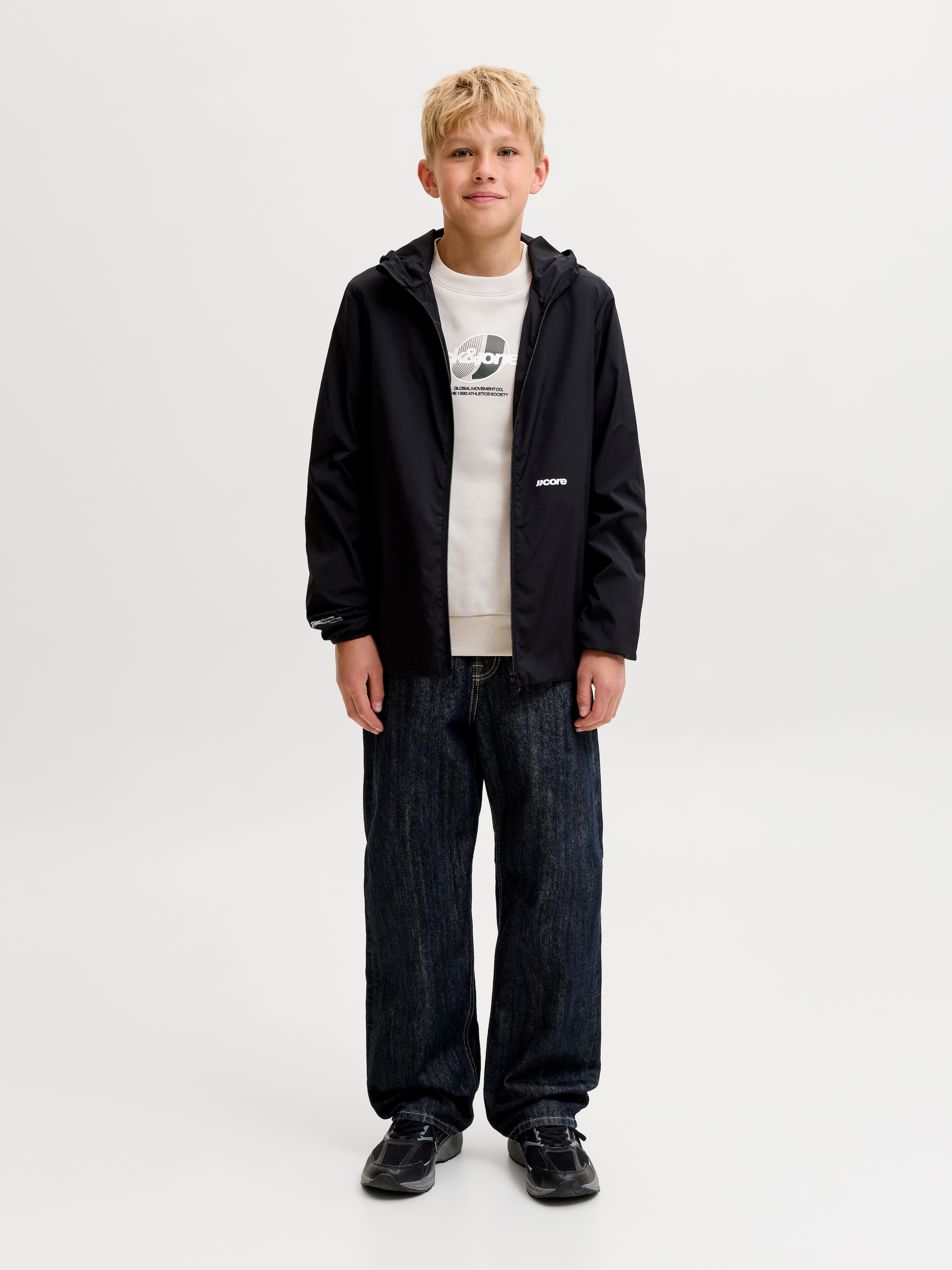 Jack & Jones Junior Sweatshirt »JCOCLUB BRANDING SWEAT CREW NECK JNR«, Baumwollmischung, relaxed fit
