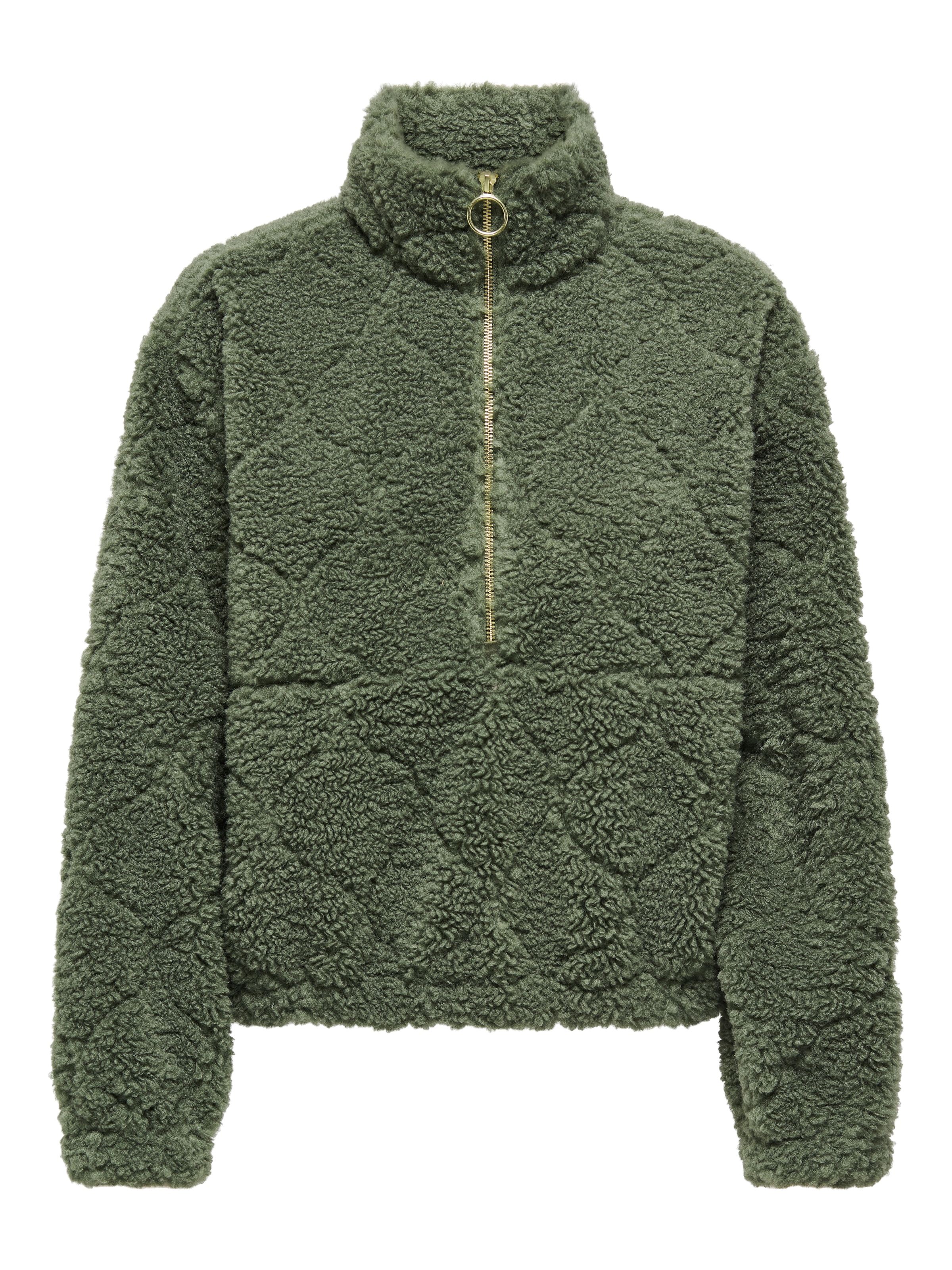 ONLY Sweatjacke »ONLXENA L/S TEDDY BOX SWT«