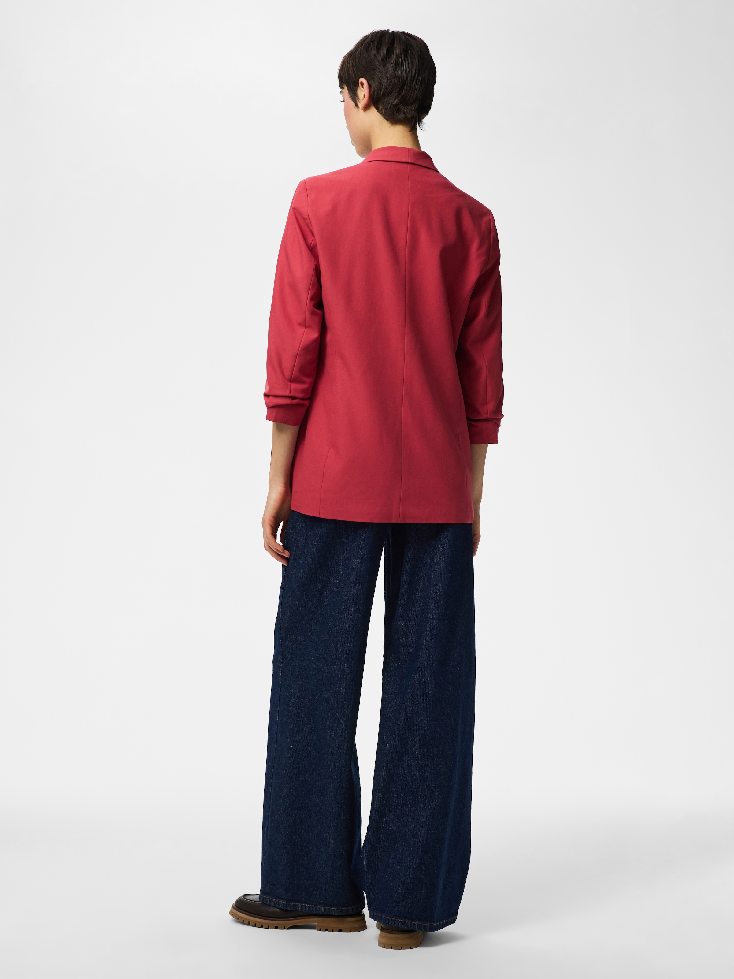pieces »PCBOSELLA 3/4 BLAZER NOOS« Materialmix, regular fit