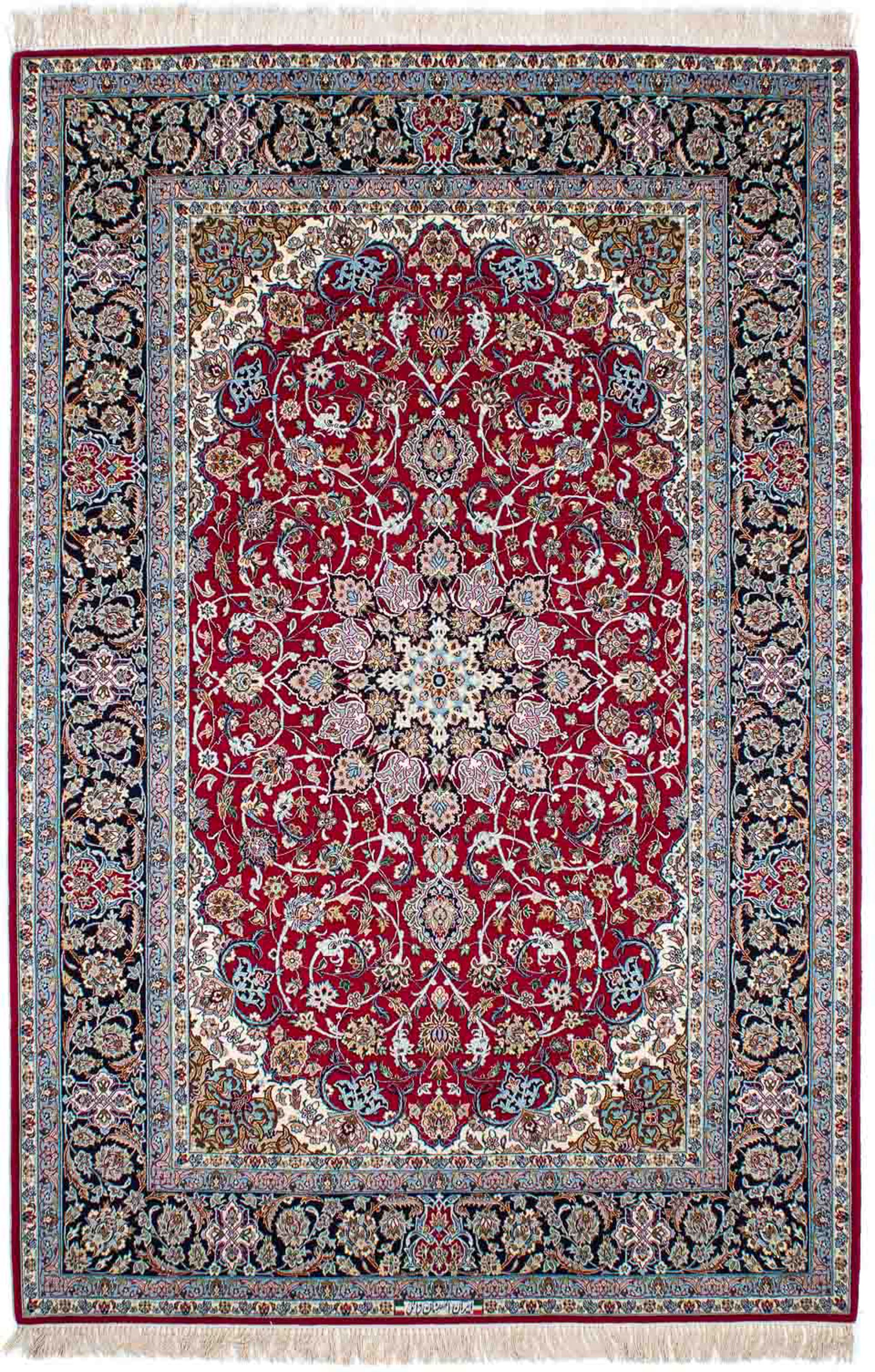 morgenland Orientteppich »Perser - Isfahan - Premium - 240 x 160 cm - rot«, günstig online kaufen