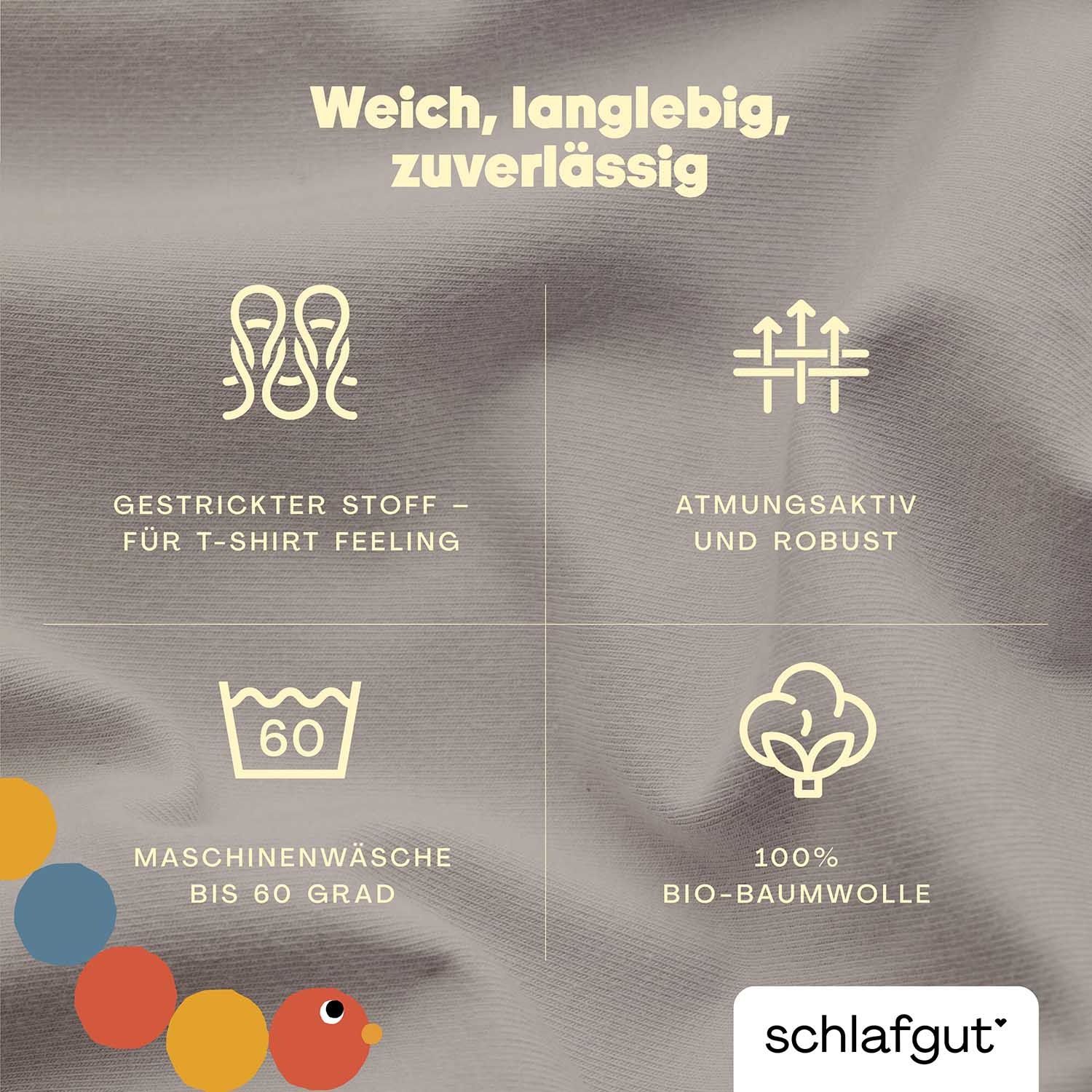 Schlafgut Spannbettlaken »Casual Mini Spannbettlaken«, für Kinder, MADE IN GREEN by OEKO-TEX®