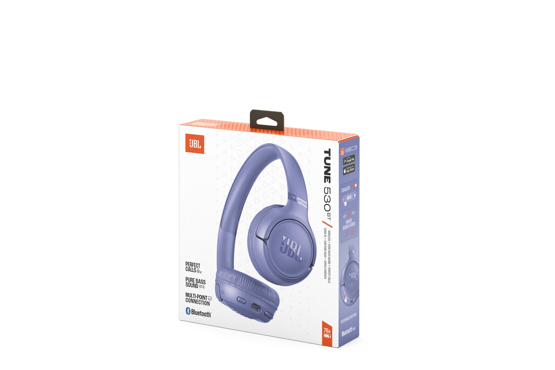 JBL On-Ear-Kopfhörer »Tune 530BT« A2DP Bluetooth Freisprechfunktion Kabelloser On-Ear-Kopfhörer mit Bluetooth
