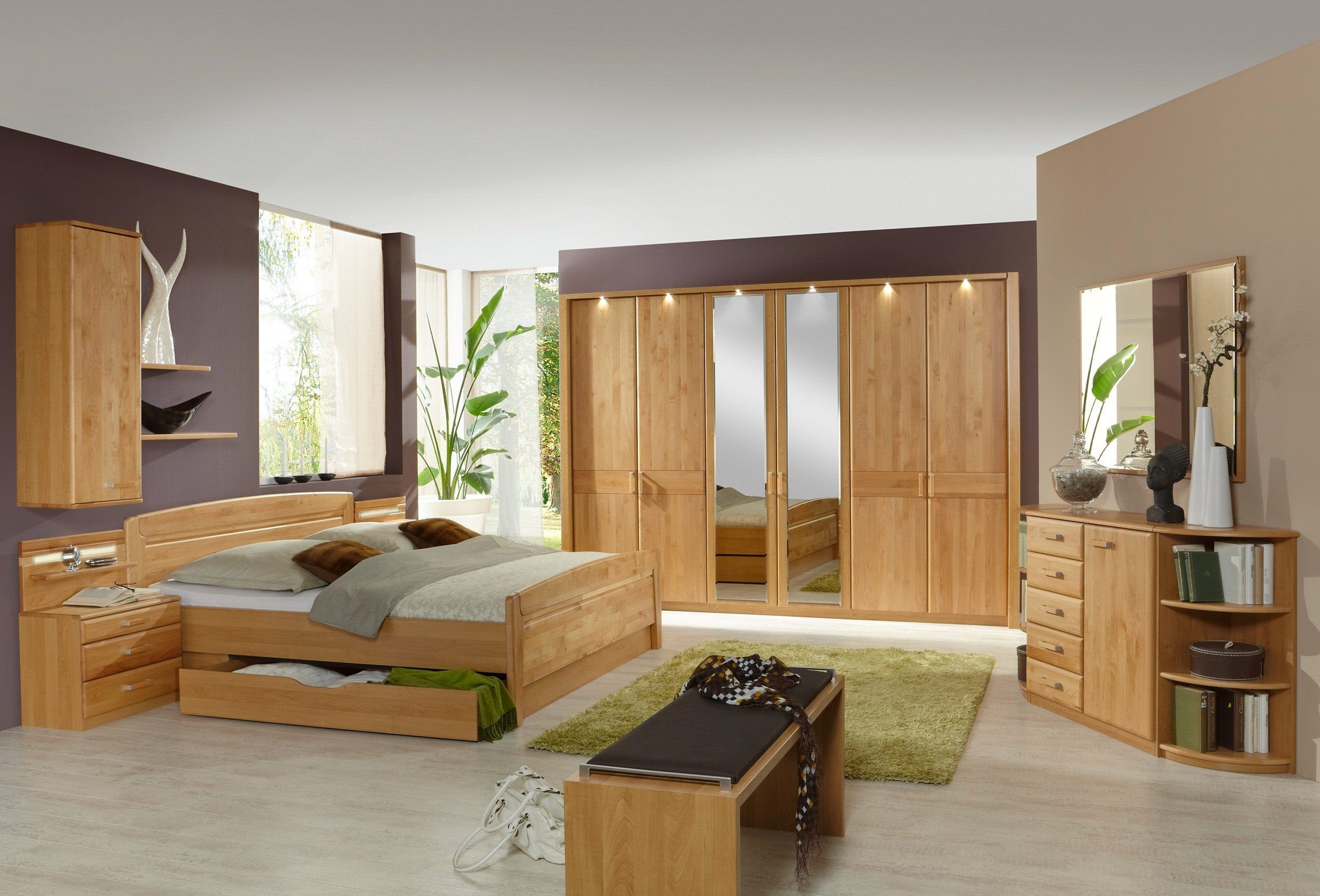 WIEMANN Funktionsbett »Lausanne, Bettgestell, Bettrahmen, teilmassiv Erle« günstig online kaufen