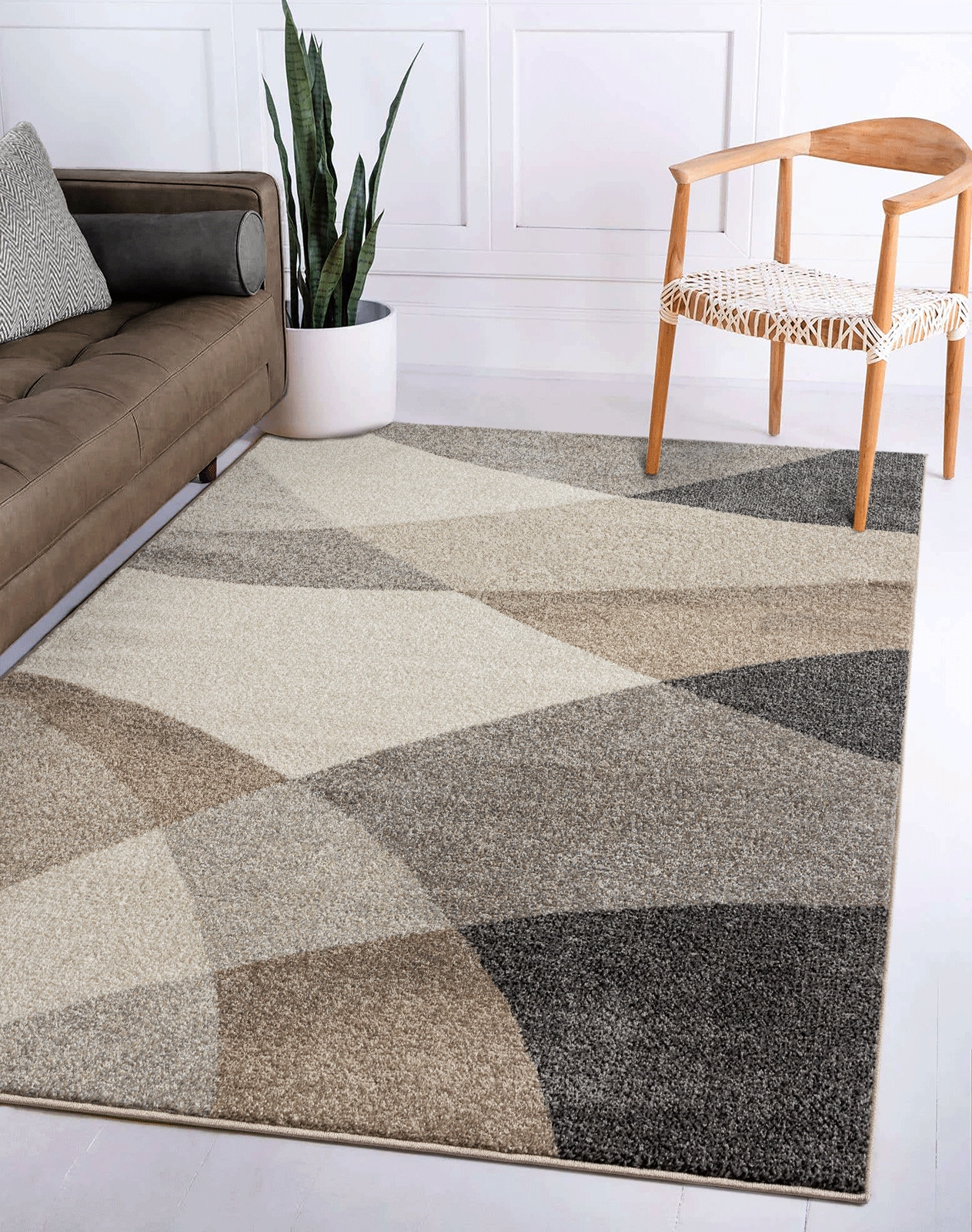 the carpet Teppich »Pearl«, rechteckig, 11 mm Höhe, moderner dichter Wohnzimmer Teppich Konturenschnitt